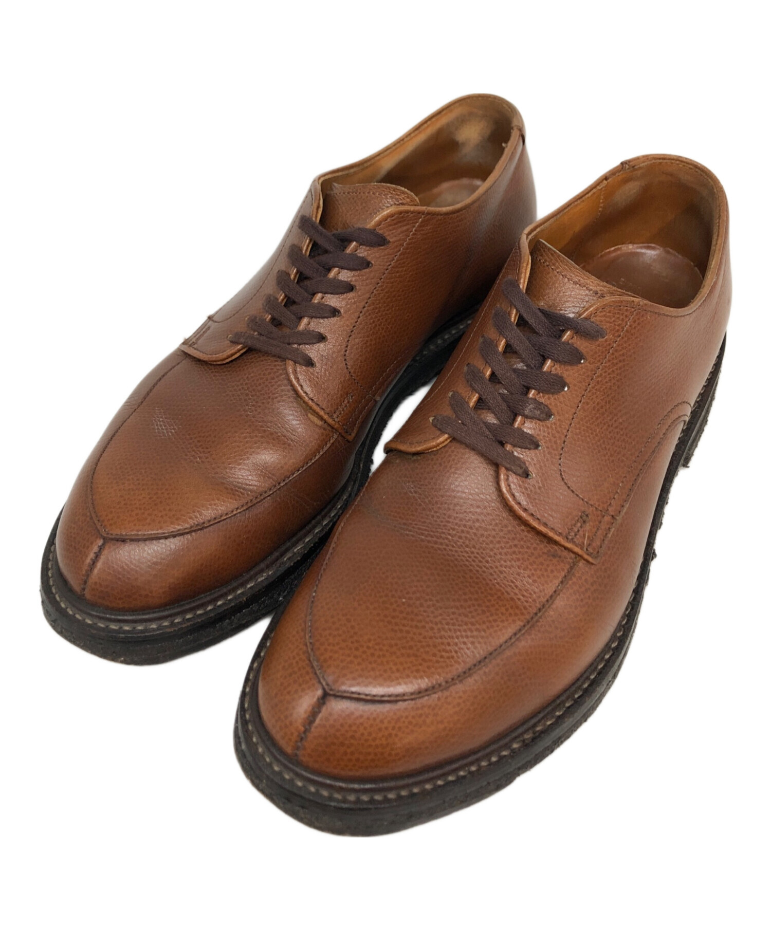中古・古着通販】ALDEN (オールデン) Vチップシューズ ブラウン サイズ