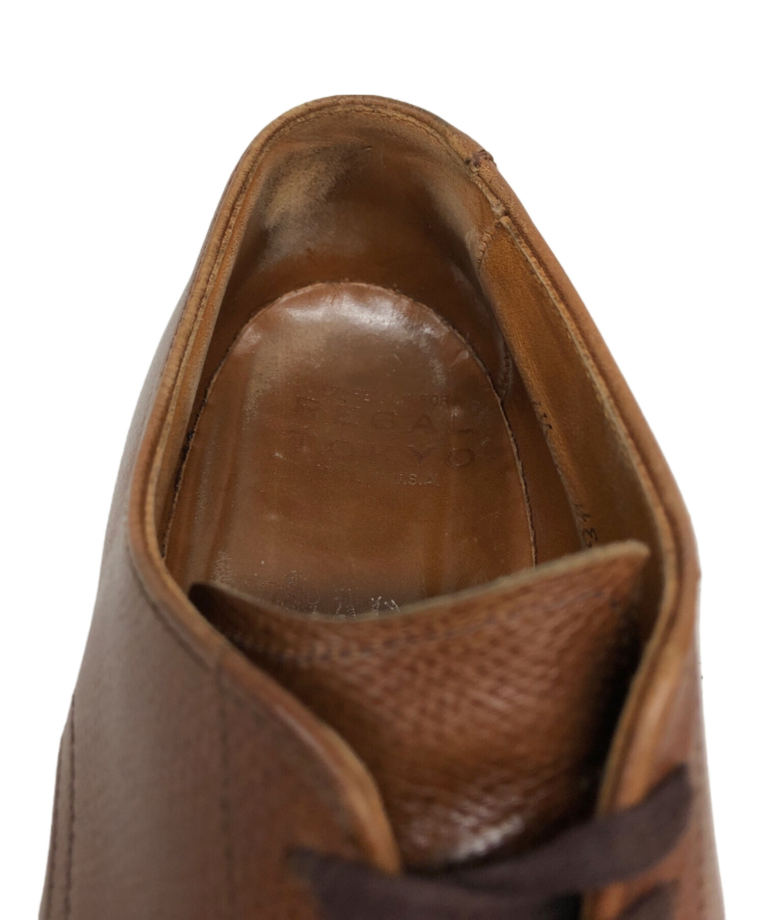 中古・古着通販】ALDEN (オールデン) Vチップシューズ ブラウン サイズ