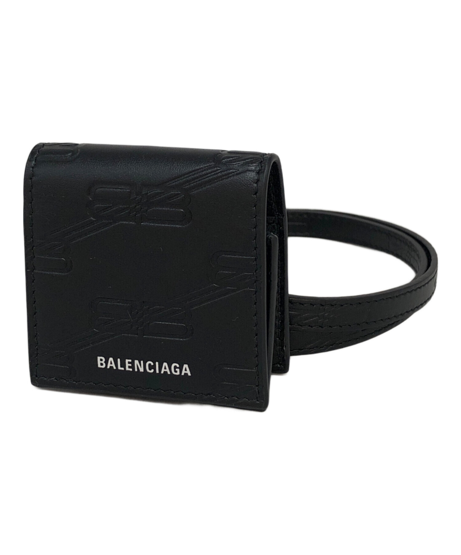 BALENCIAGA バレンシアガ ブラック AirPodsケース 中古・古着通販】BALENCIAGA (バレンシアガ) Airpods ケース ブラック