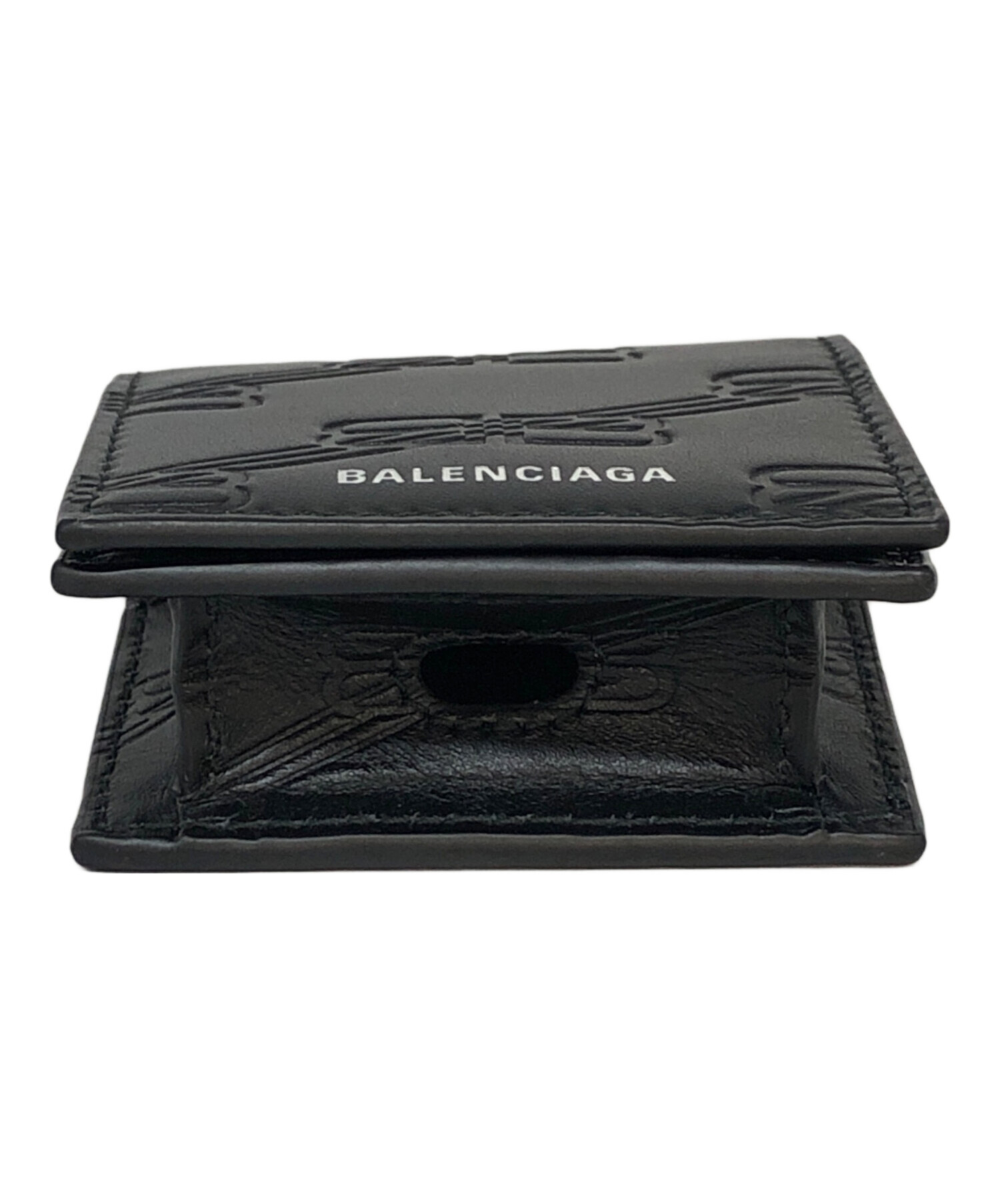 BALENCIAGA バレンシアガ ブラック AirPodsケース Cash large earpods holder
