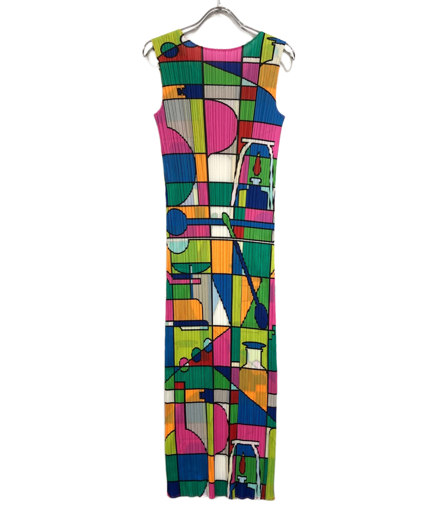 中古・古着通販】PLEATS PLEASE (プリーツプリーズ) 総柄ノースリーブ