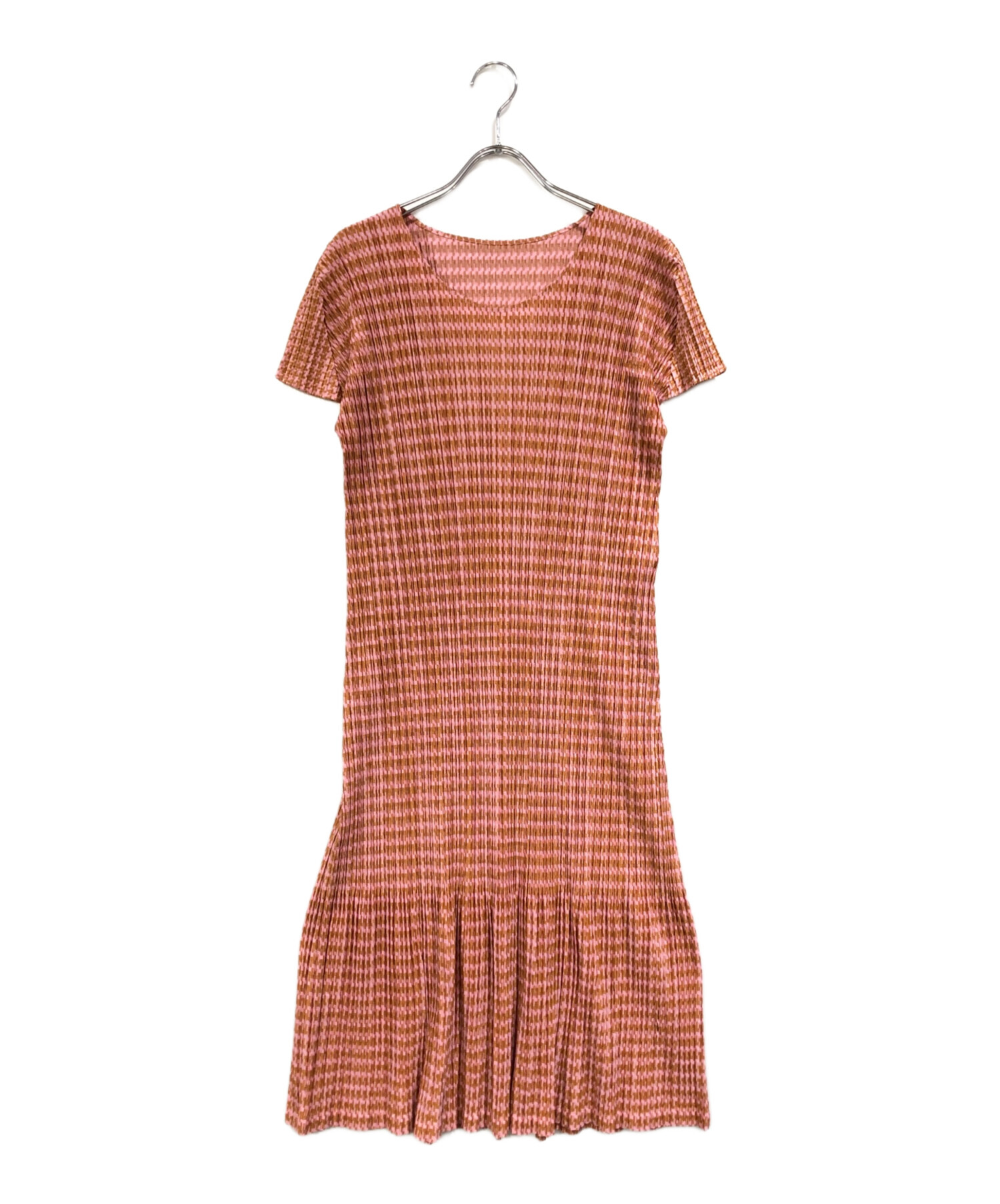 中古・古着通販】PLEATS PLEASE (プリーツプリーズ) 総柄半袖プリーツ