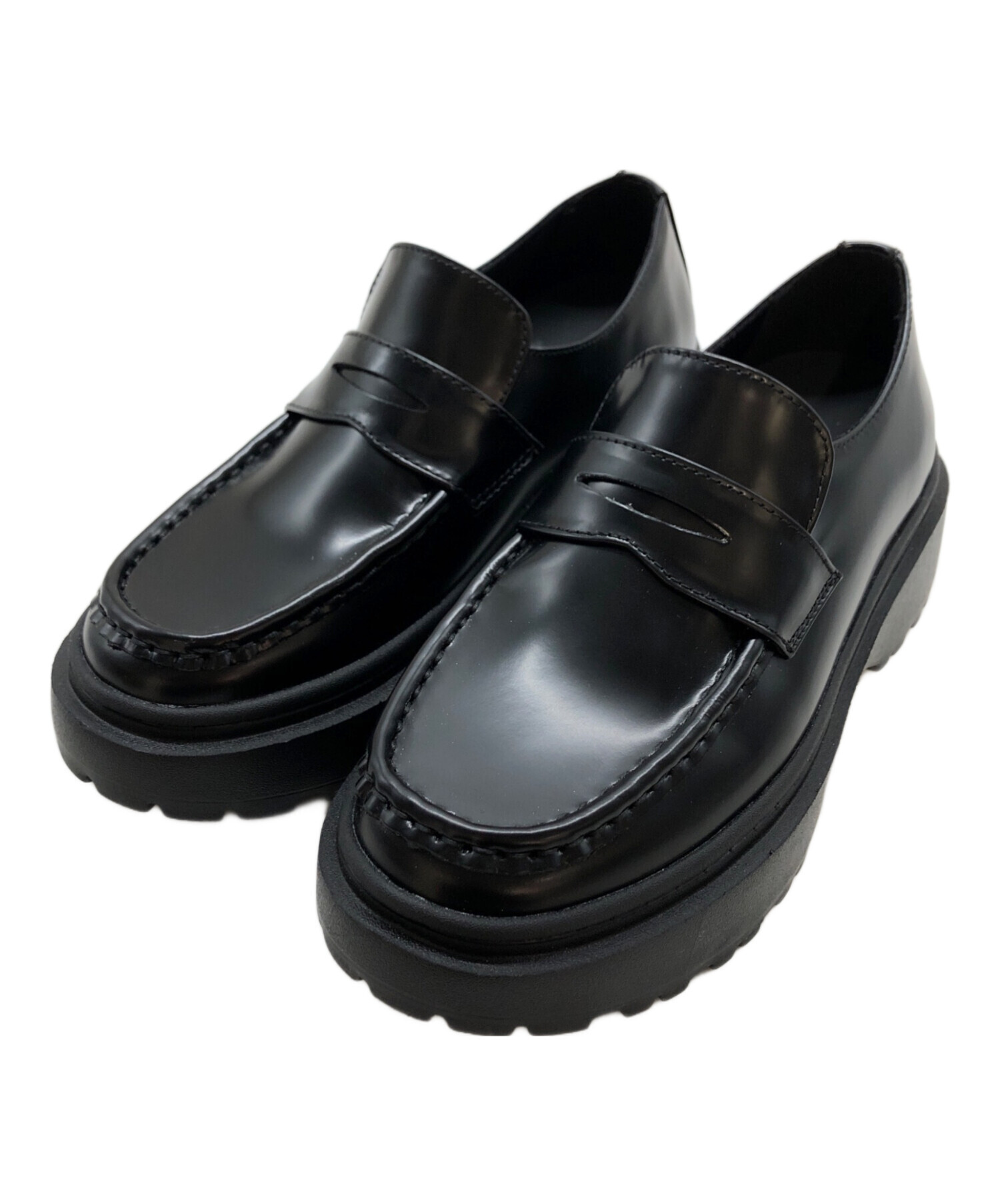 中古・古着通販】FILLIN (フィルイン) UNOS LOAFER ブラック サイズ