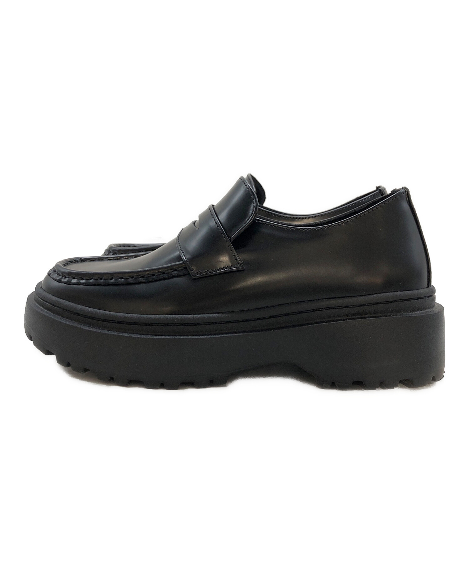 中古・古着通販】FILLIN (フィルイン) UNOS LOAFER ブラック サイズ