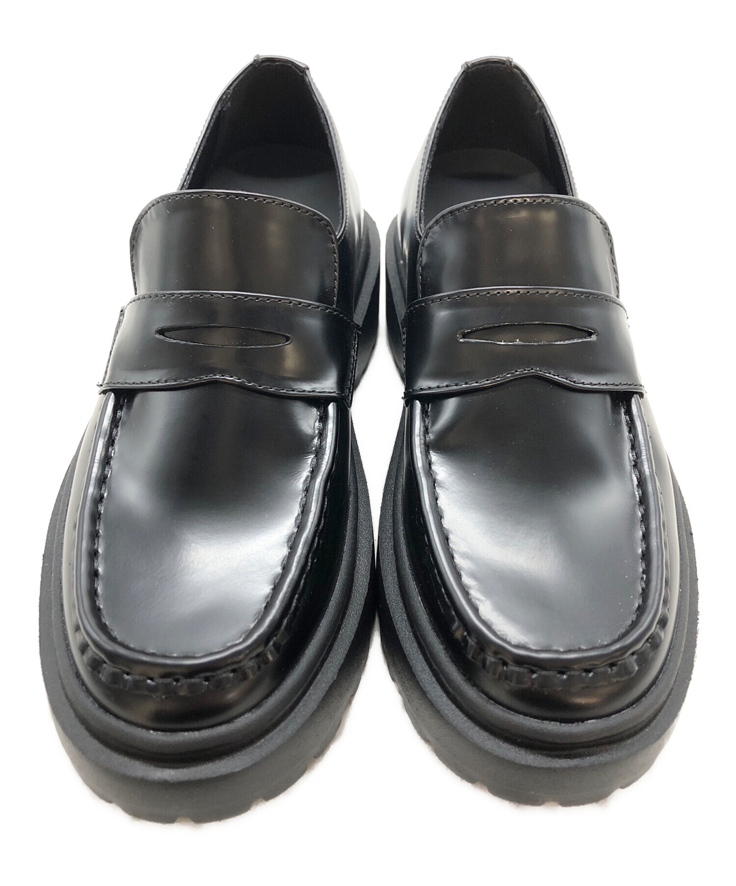 中古・古着通販】FILLIN (フィルイン) UNOS LOAFER ブラック サイズ