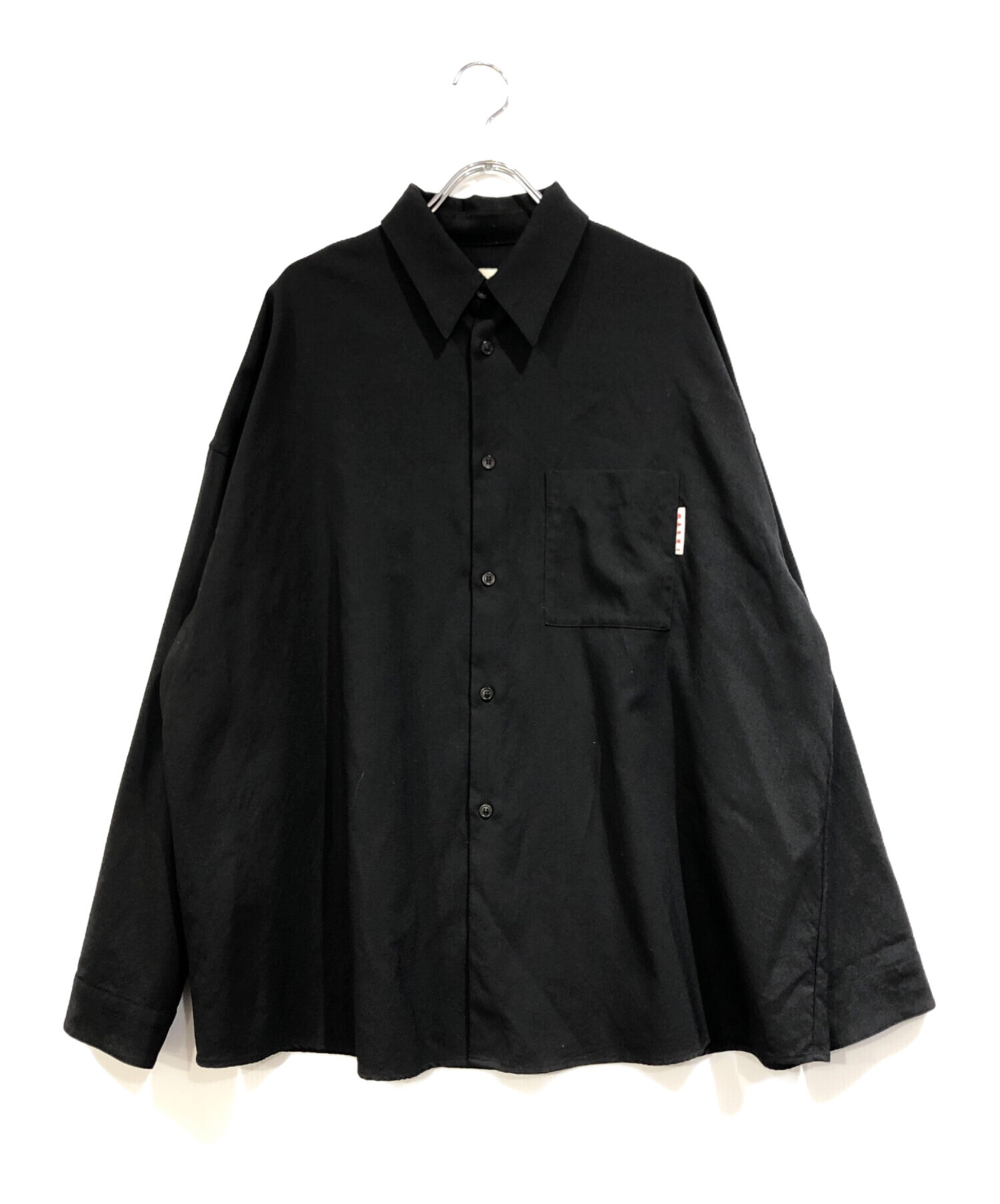 MARNI マルニ カジュアルシャツ XS 黒 【古着】【中古】【送料無料】 MARNI - MARNI マルニ カジュアルシャツ S 紺 【古着】【中古】【送料