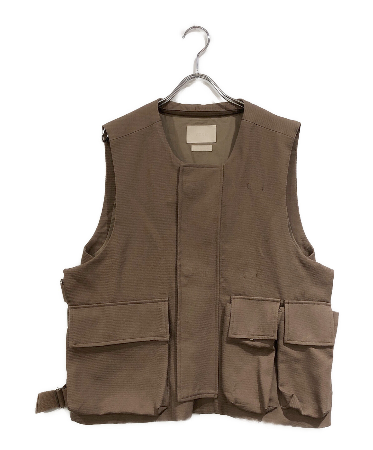 ベスト YOKE   DETACHABLE POCKET TACTICAL VEST 中古・古着通販】YOKE (ヨーク) DETACHABLE POCKET TACTICAL VEST