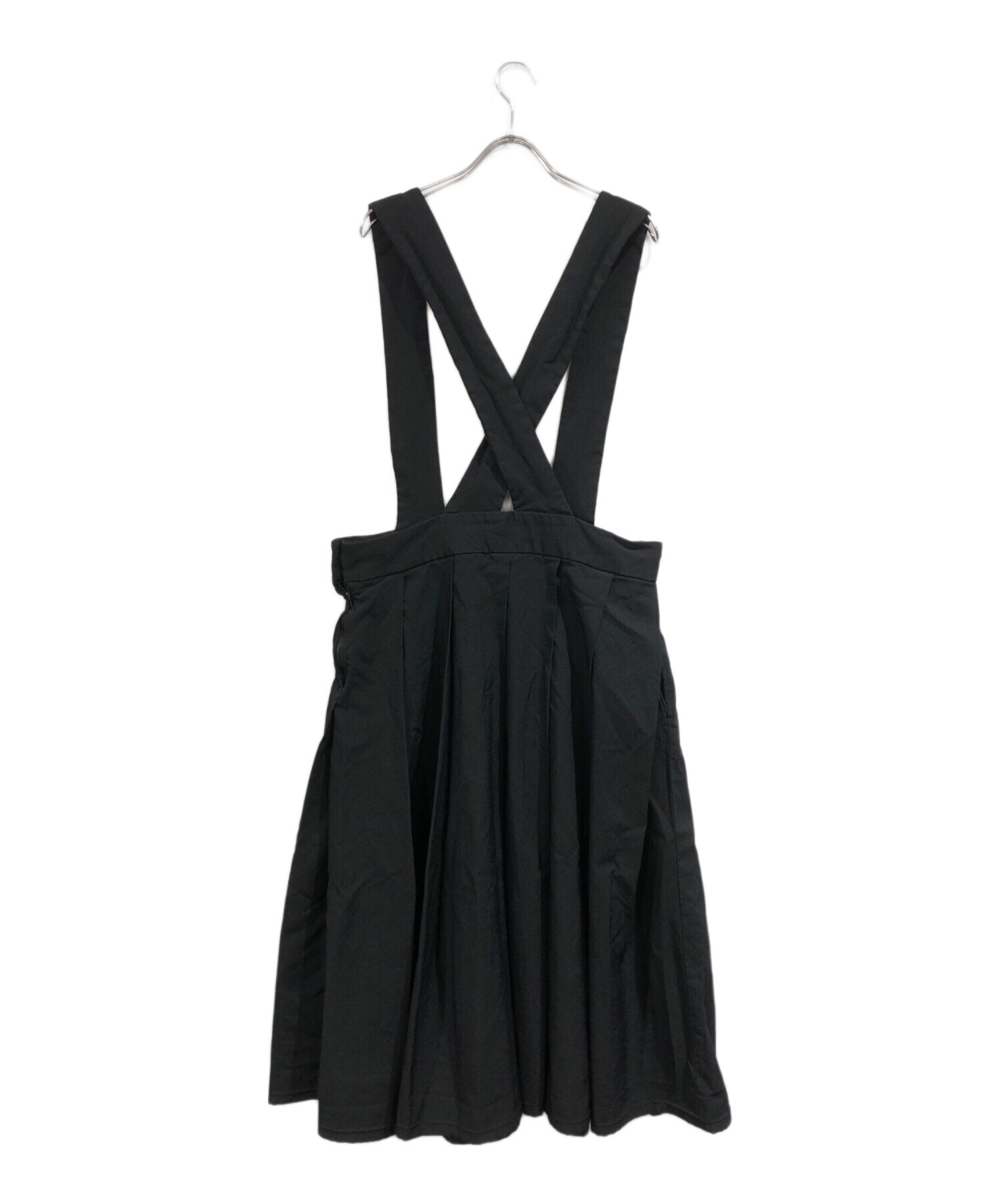 コムデギャルソン:ジャンパースカート:ブラック/サイズ:フリー 中古・古着通販】BLACK COMME des GARCONS (ブラックコムデギャルソン