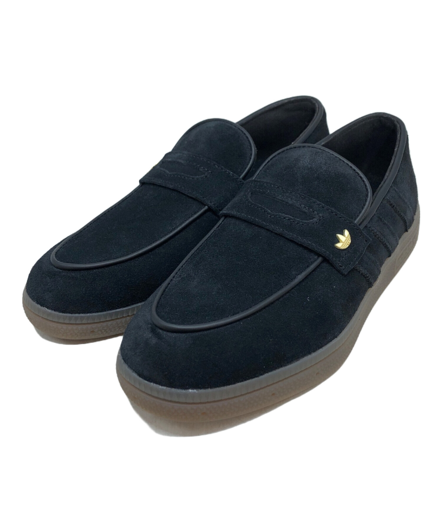 中古・古着通販】adidas (アディダス) ローファー ブラック サイズ 