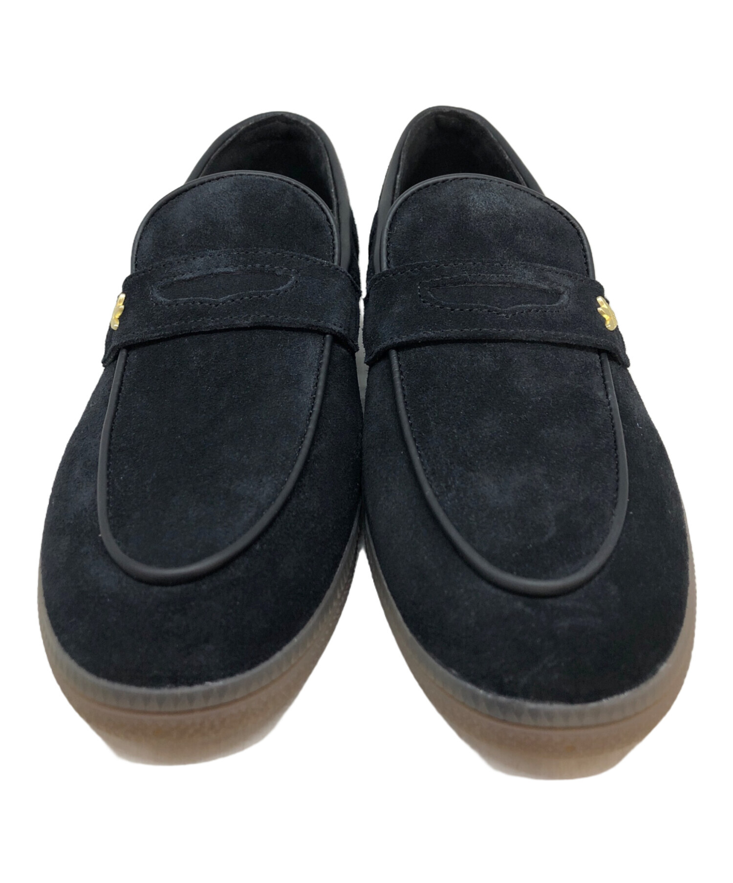 中古・古着通販】adidas (アディダス) ローファー ブラック サイズ 