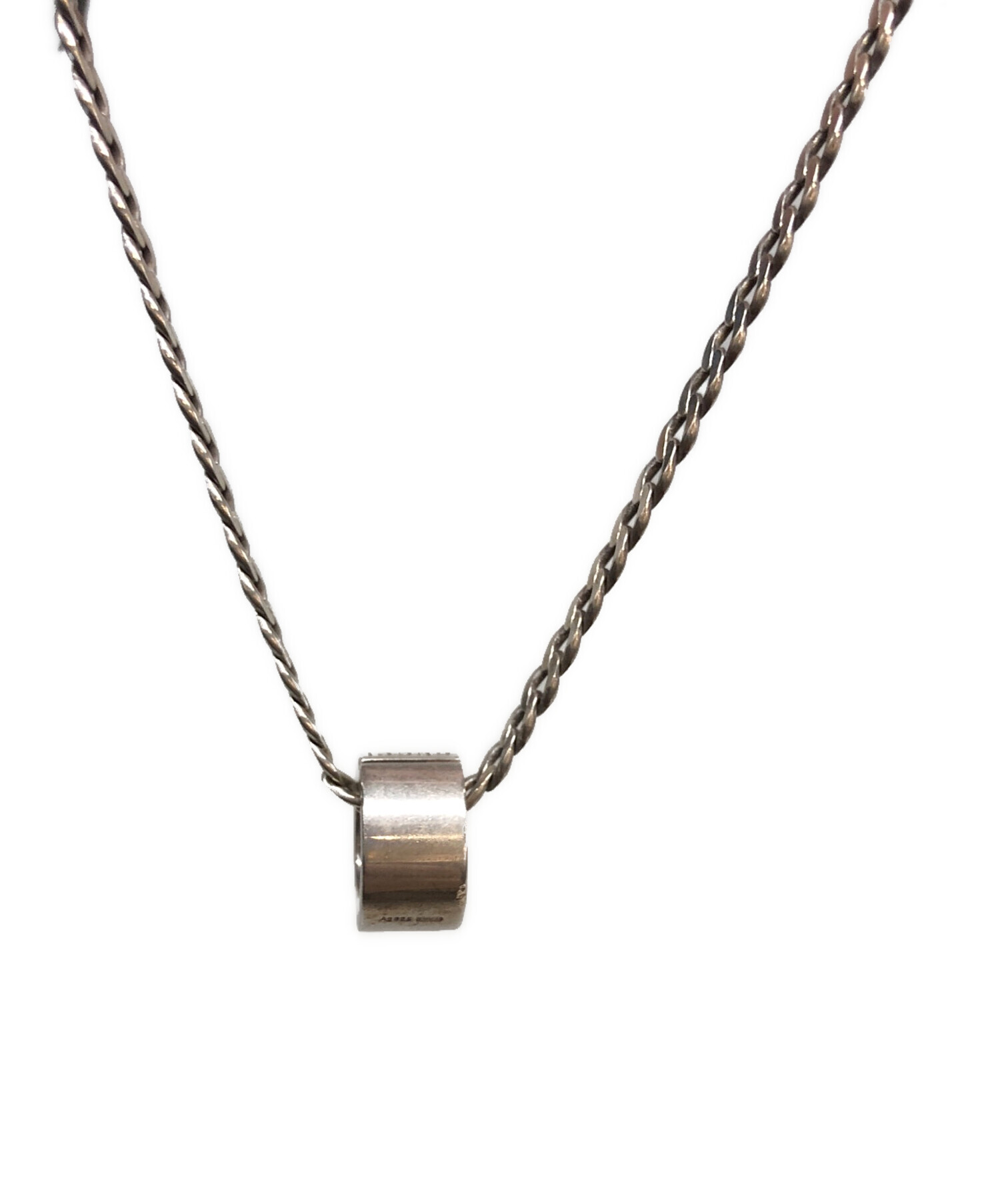 中古・古着通販GUCCI (グッチ) Gリングカットアウトネックレス GUCCI 