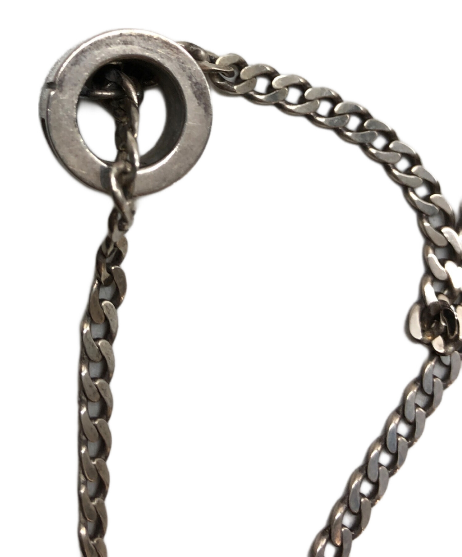 GUCCIネックレス　カットアウト　Gモチーフ グッチ ネックレス G プレート シルバー 銀 SV925 カットアウト 9