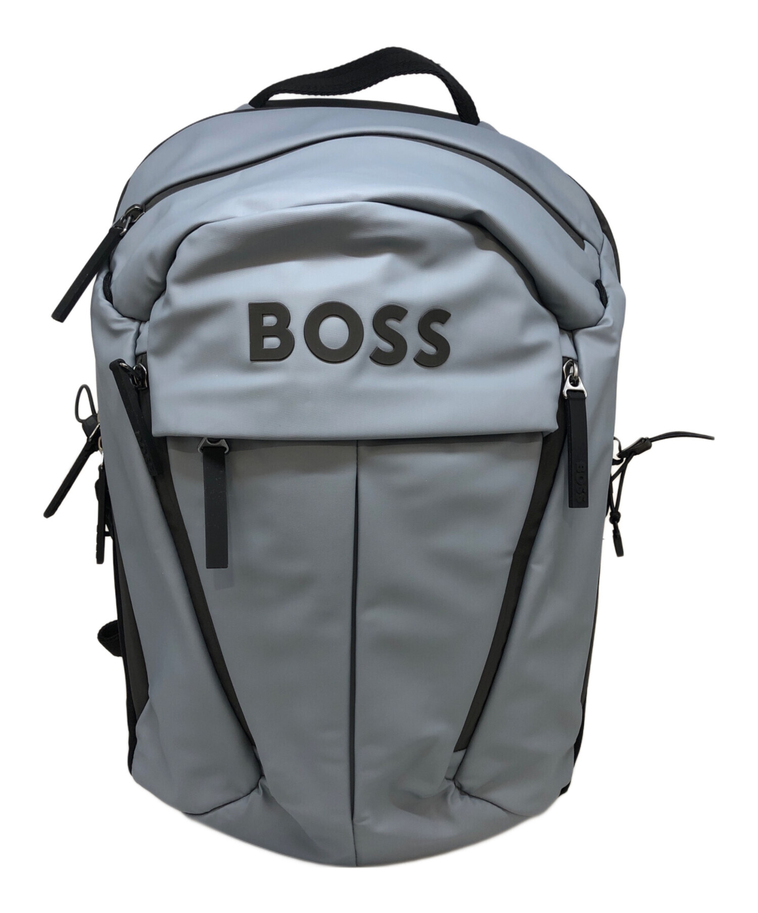 中古・古着通販】BOSS (ボス) フェイクレザーバックパックロゴ