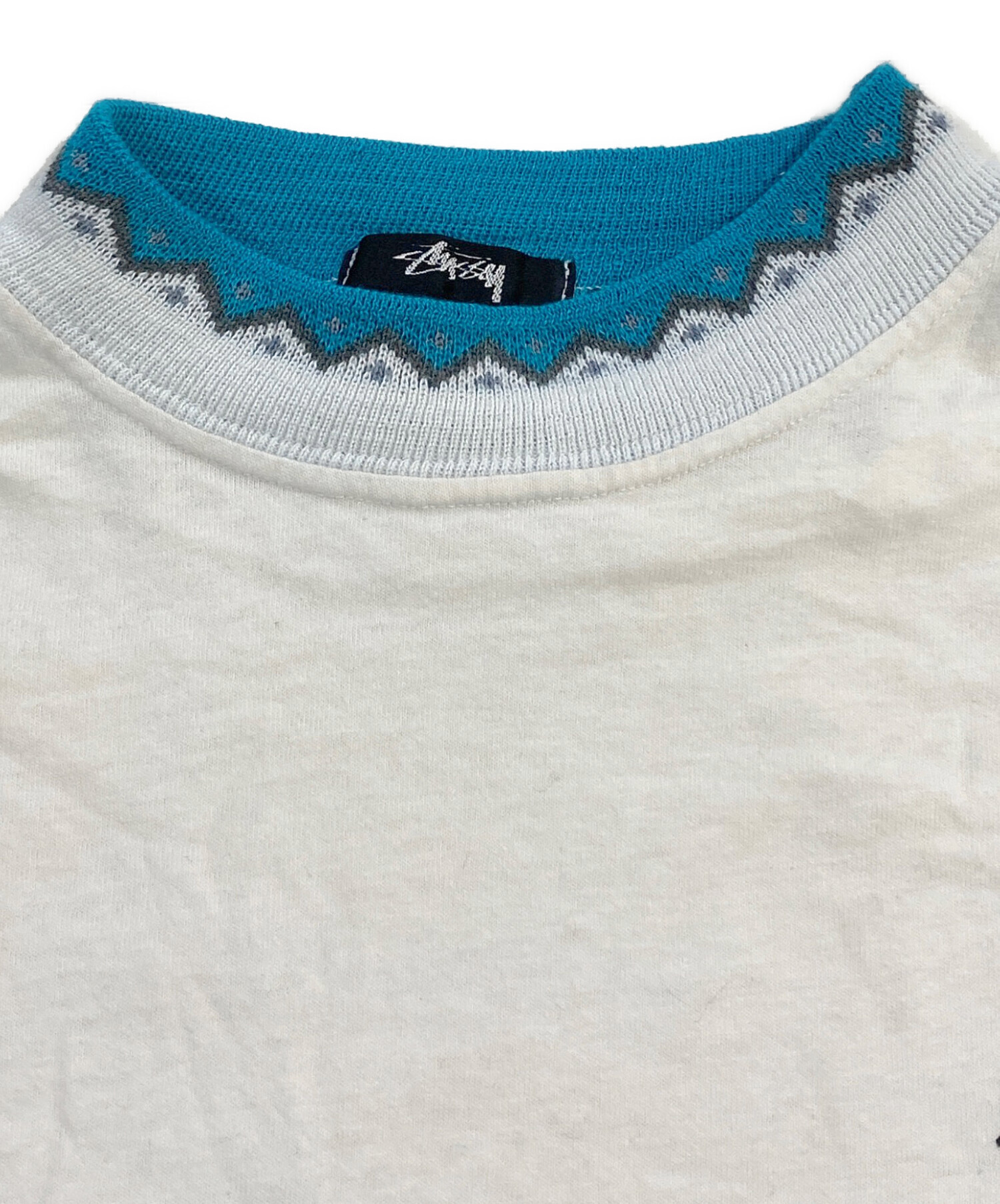 中古・古着通販】stussy (ステューシー) オールドモックネックTシャツ