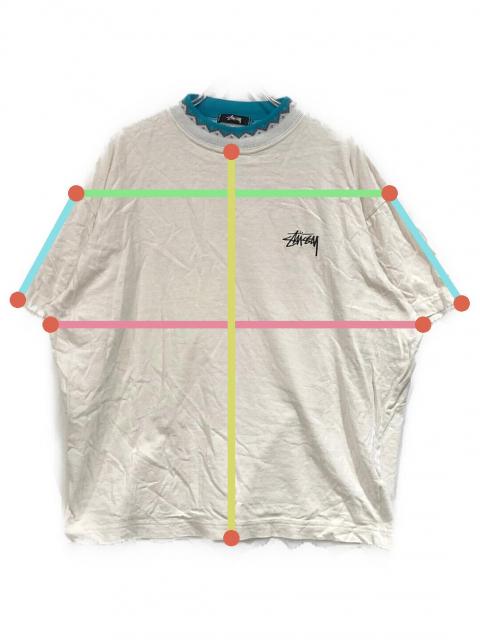 中古・古着通販】stussy (ステューシー) オールドモックネックTシャツ