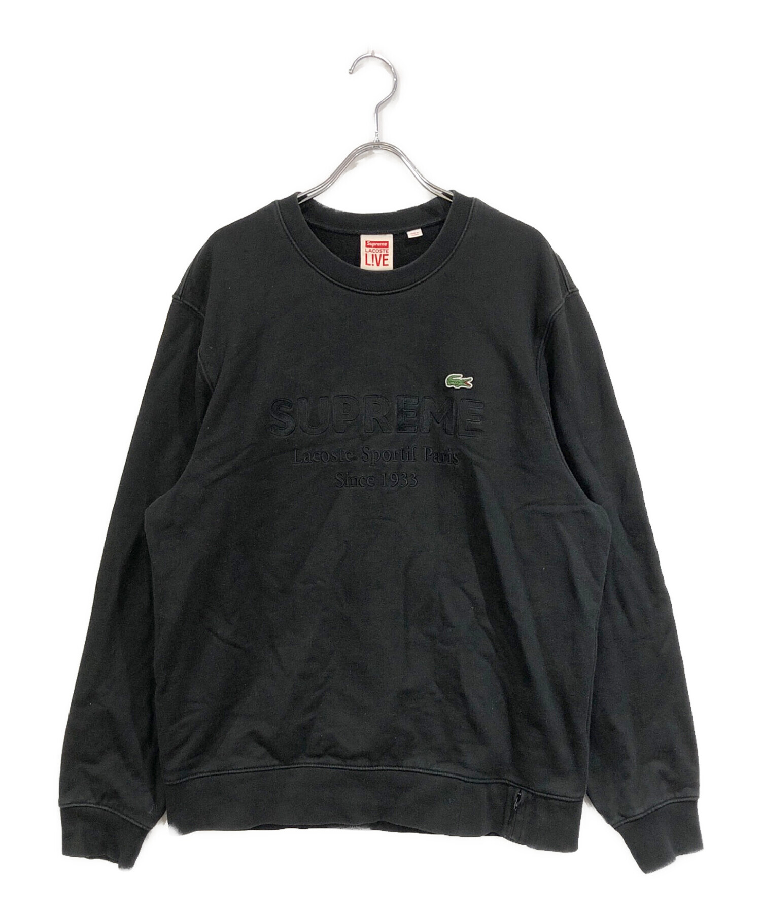 中古・古着通販】Supreme (シュプリーム) LACOSTE (ラコステ) クルー 
