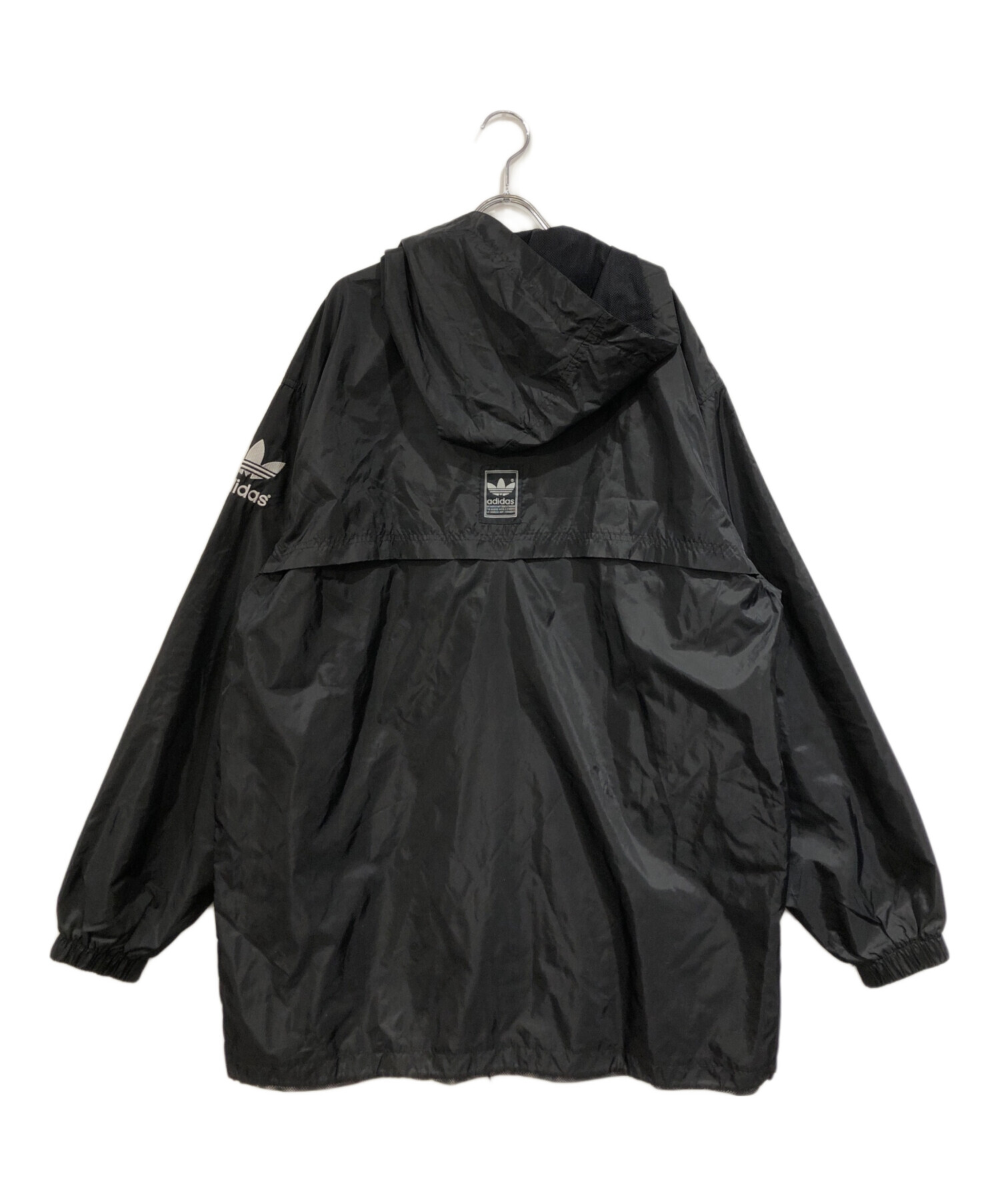 中古・古着通販】adidas (アディダス) ナイロンジャケット ブラック