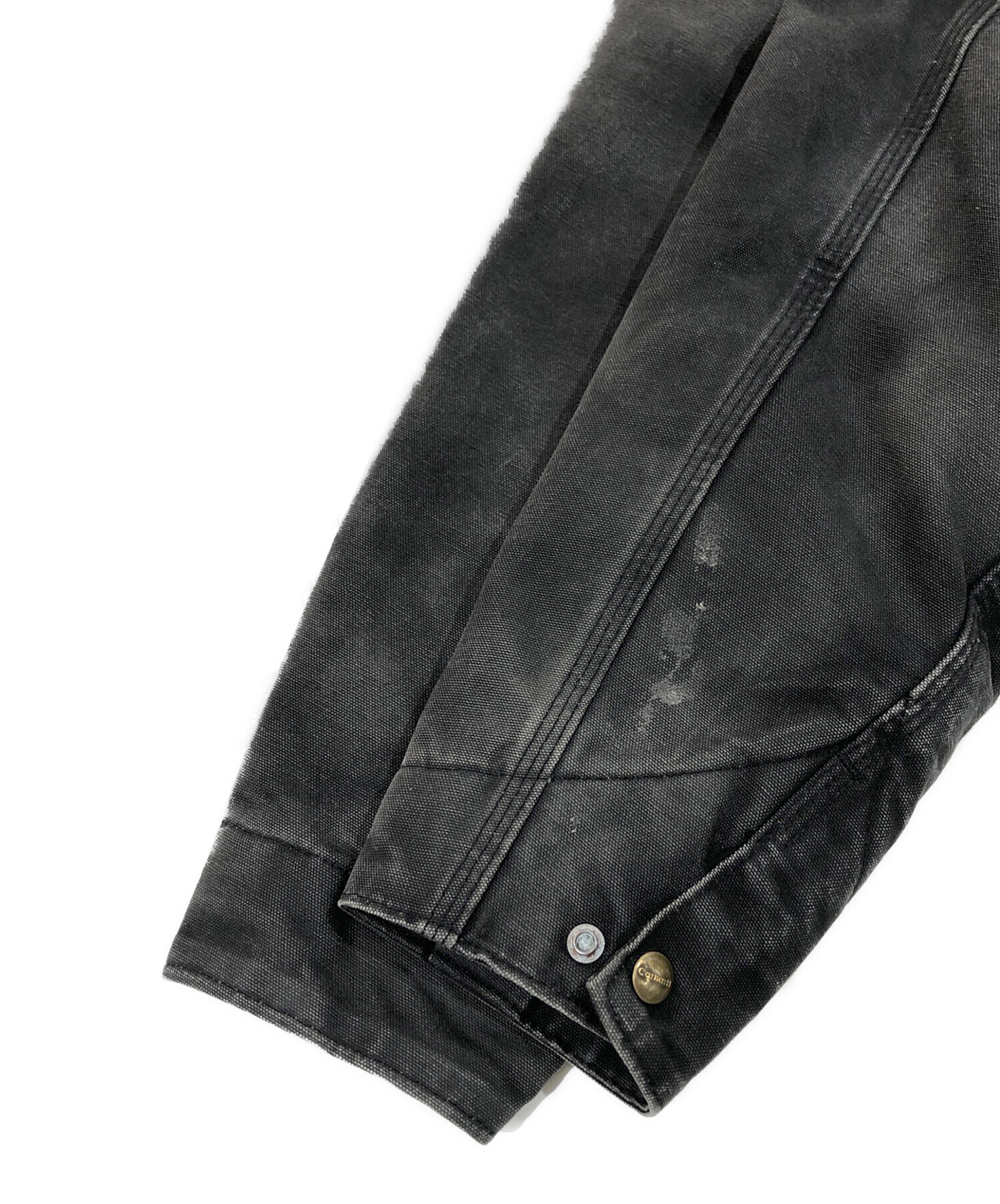カーハート　デトロイトジャケット　サイズM 黒　グレー 中古・古着通販】CarHartt (カーハート) デトロイトジャケット グレー