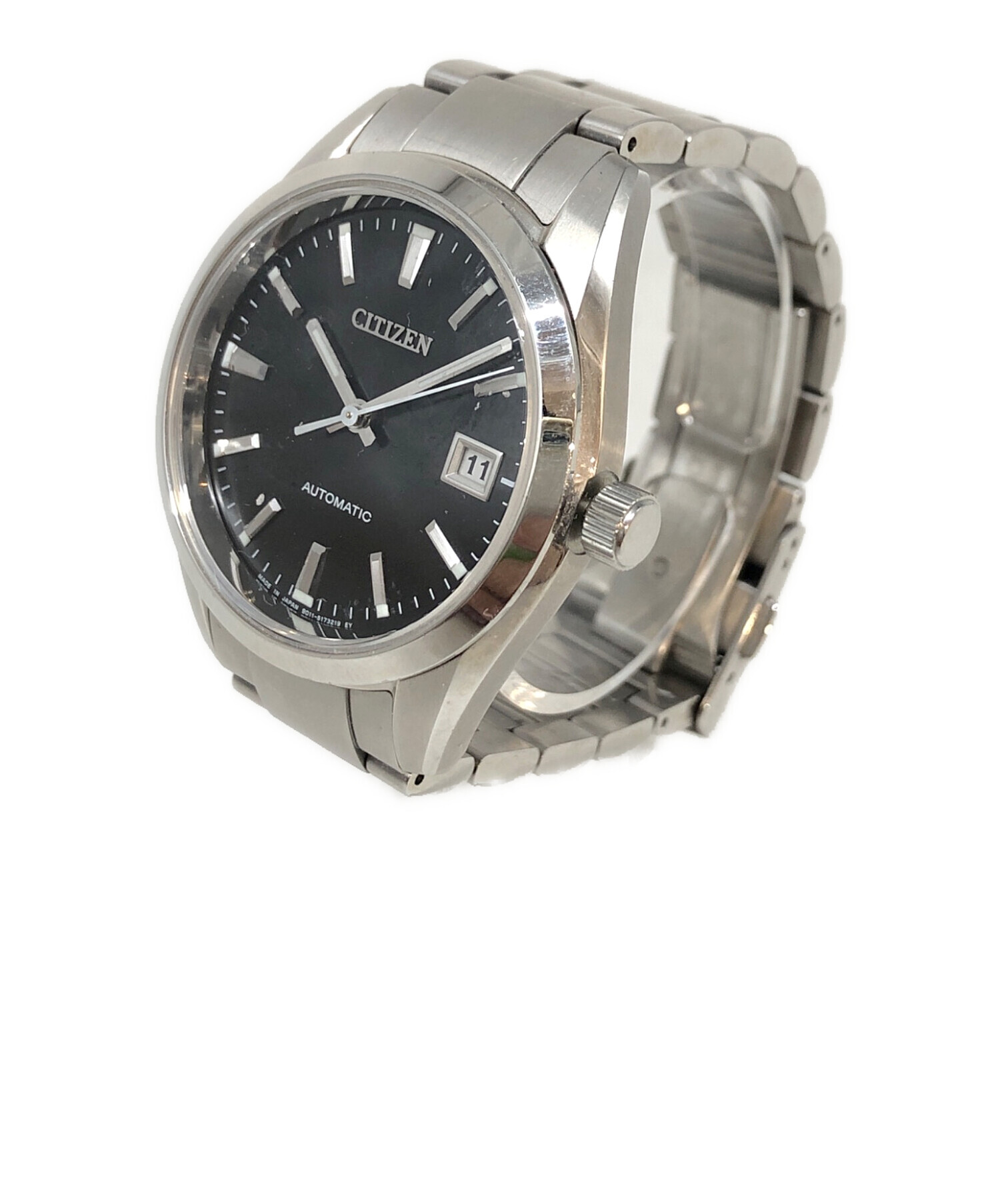 中古・古着通販】CITIZEN (シチズン) 腕時計 シルバー×ブラック 