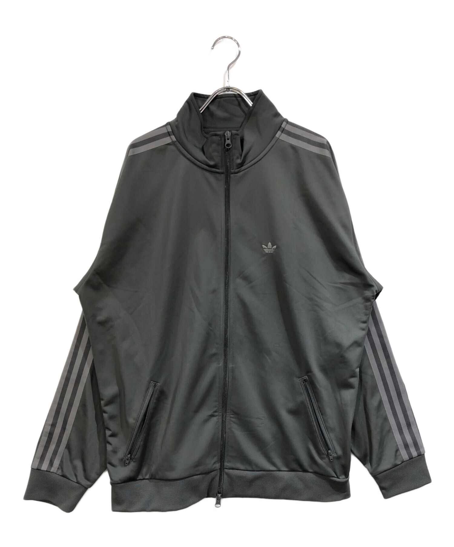 中古・古着通販】adidas (アディダス) トラックジャケット グレー 