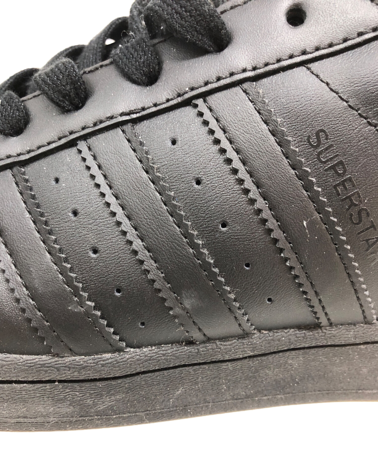 中古・古着通販】adidas (アディダス) Superstar II ブラック サイズ 