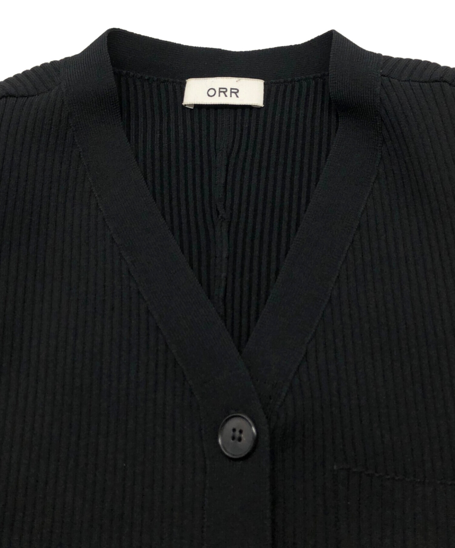 中古・古着通販】ORR (オル) Hourglass V-neck Knitted Cardigan