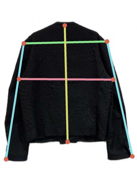 中古・古着通販】TAAKK (ターク) SHRINK QUILTING COLLARLESS