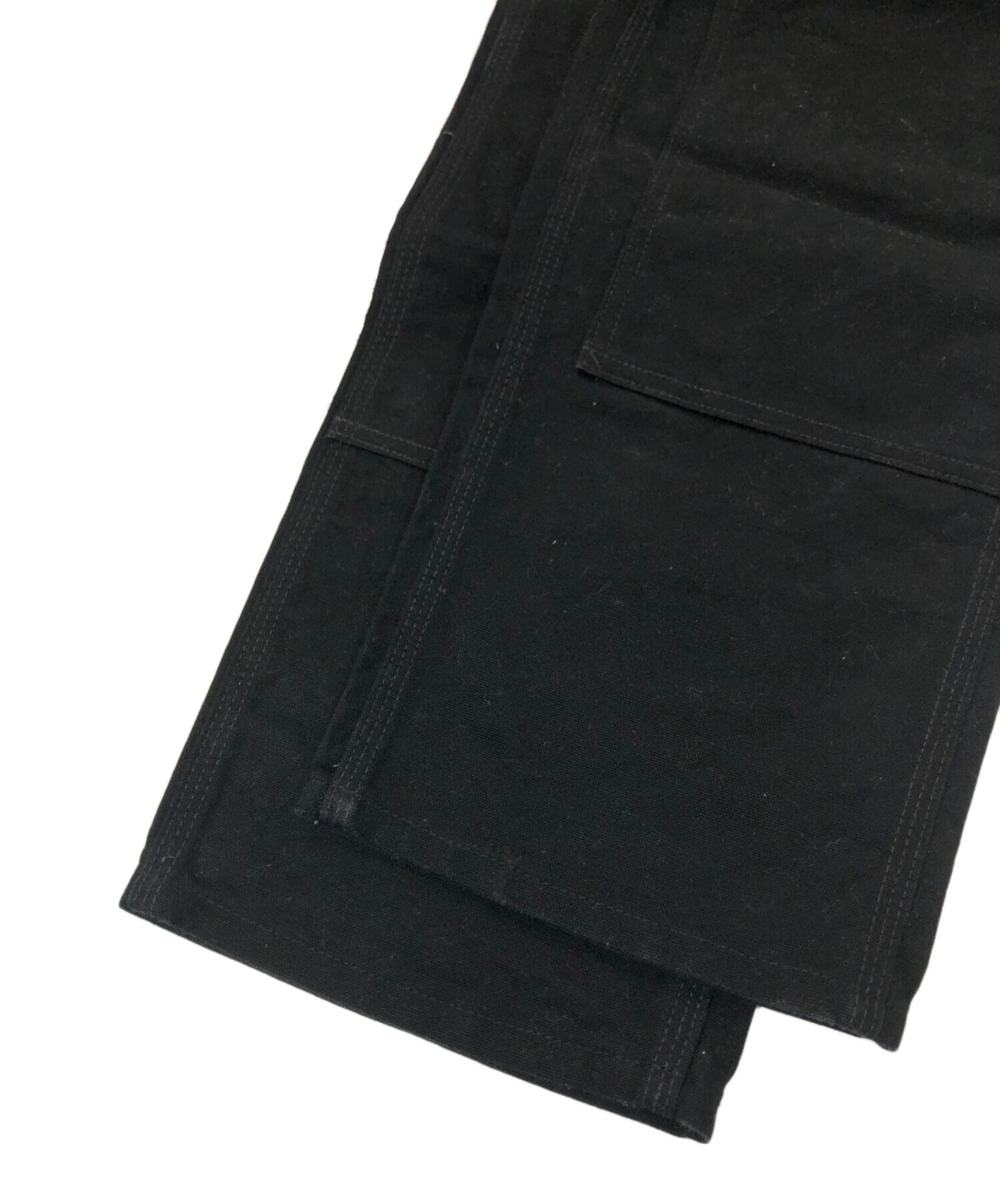 中古・古着通販】CarHartt (カーハート) ダブルニーパンツ ブラック