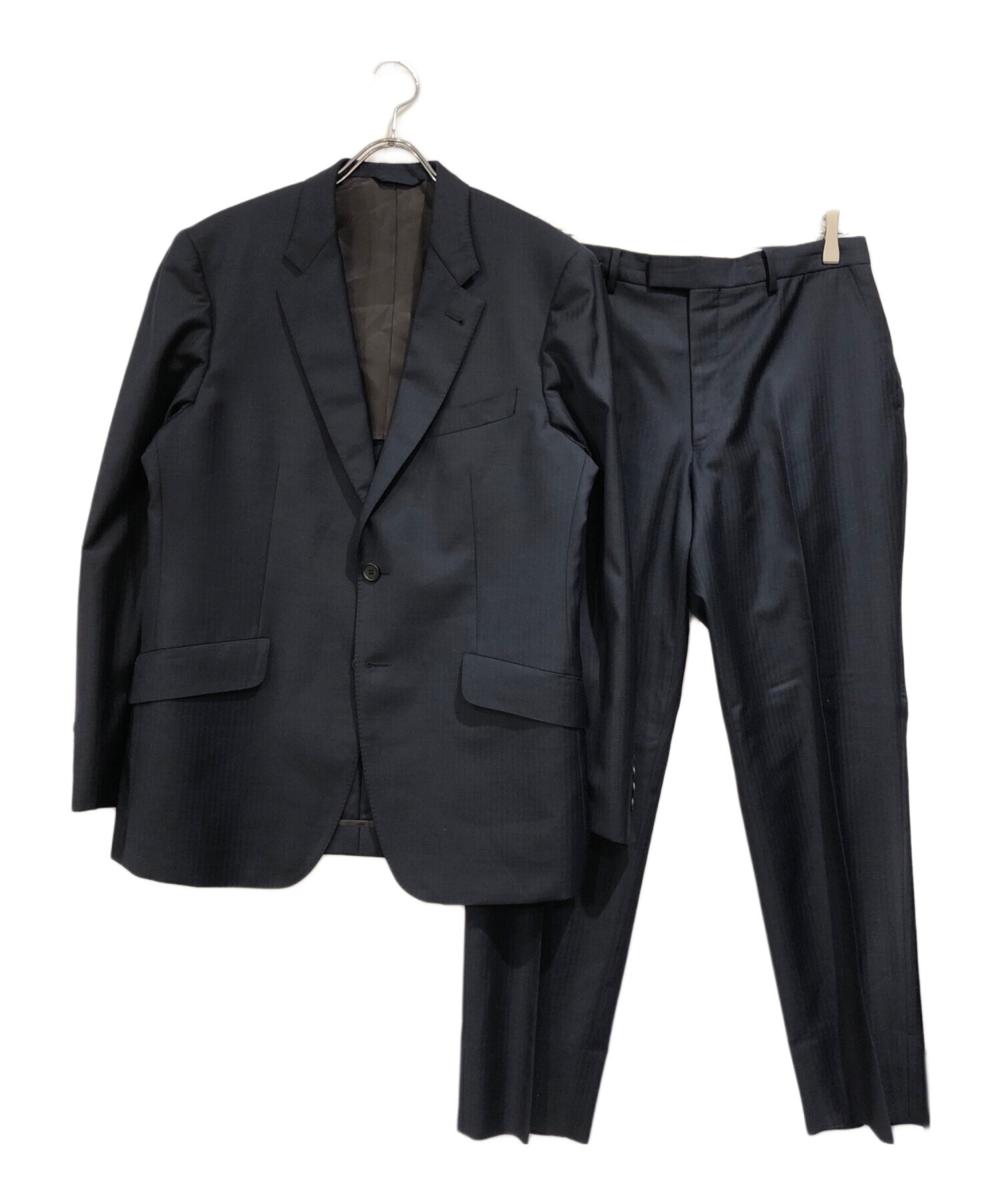 美品 ポールスミス コレクション スーツ セットアップ リネン100% Paul Smith ポールスミス セットアップ リネン100% 紺色L2 XL - メルカリ
