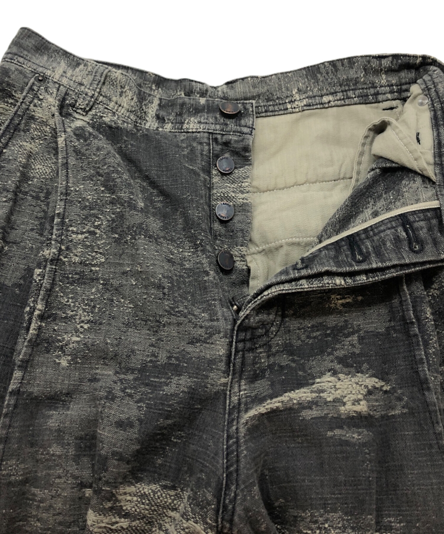中古・古着通販】TAAKK (ターク) DESIGN TROUSERS グレー サイズ:SIZE