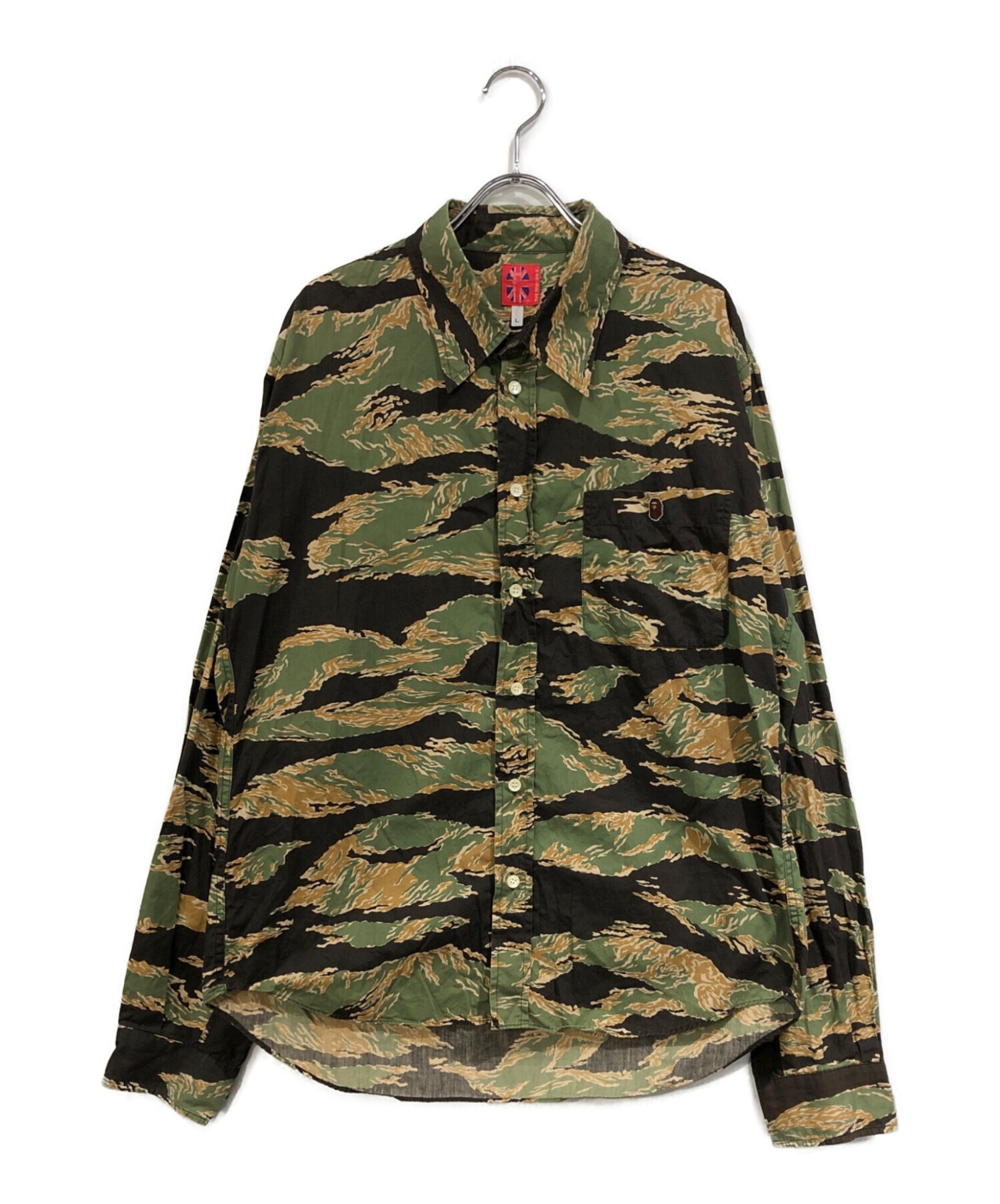 【t.a】フィッシングエイプ ダイワ フィッシングジャケットブラックカモ 中古・古着通販】A BATHING APE (アベイシングエイプ) タイガーカモ