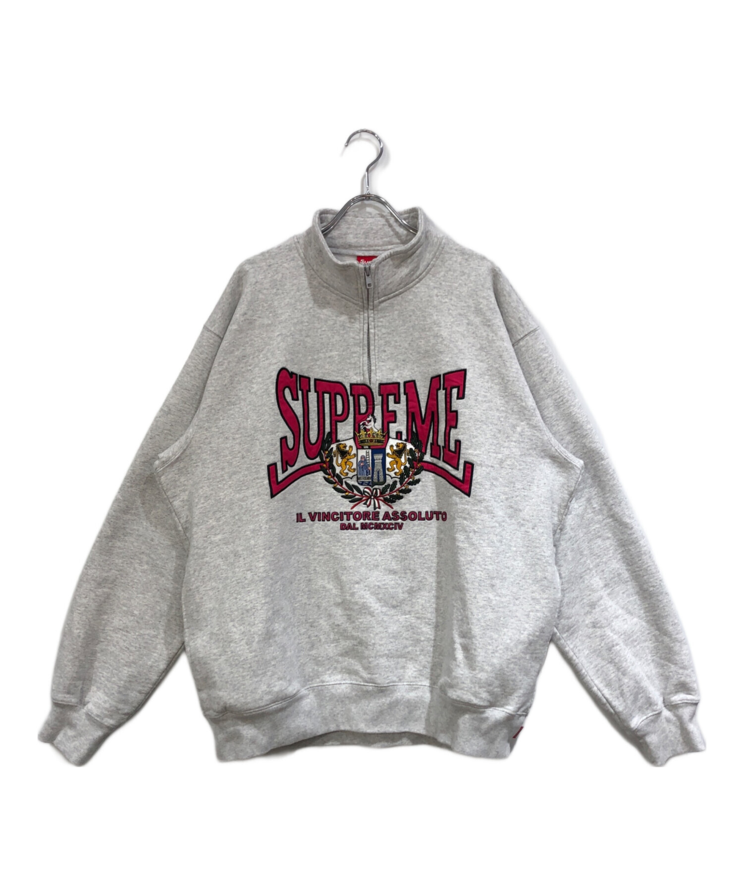 中古・古着通販】SUPREME (シュプリーム) Crest Applique Half Zip 