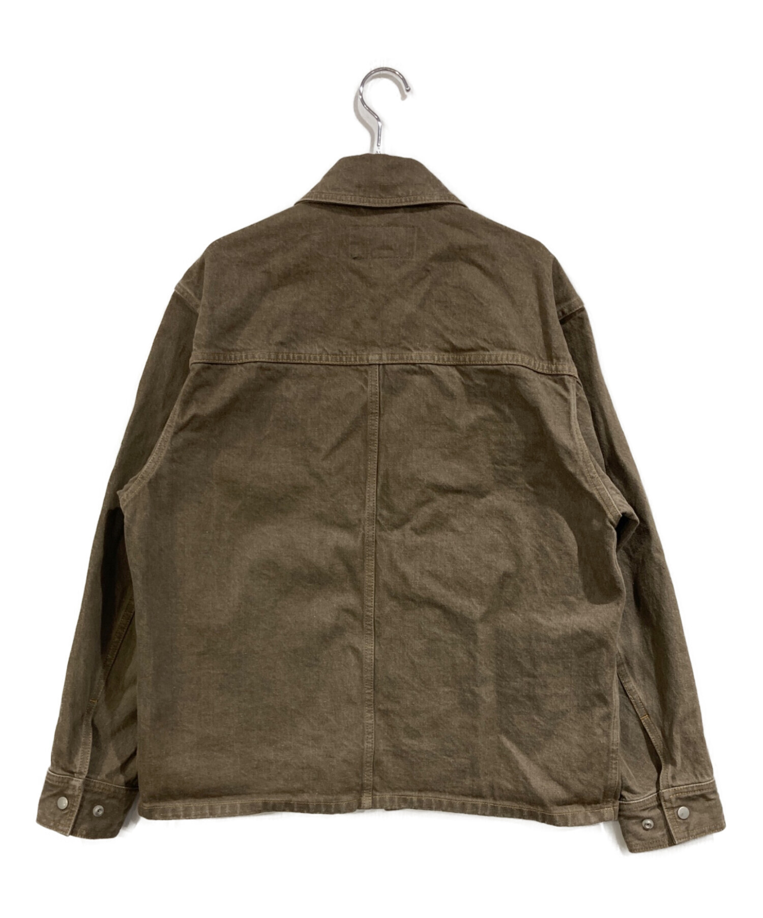 中古・古着通販】PWA (プア) DENIMU ZIP-UP JKT ベージュ サイズ:SIZE 