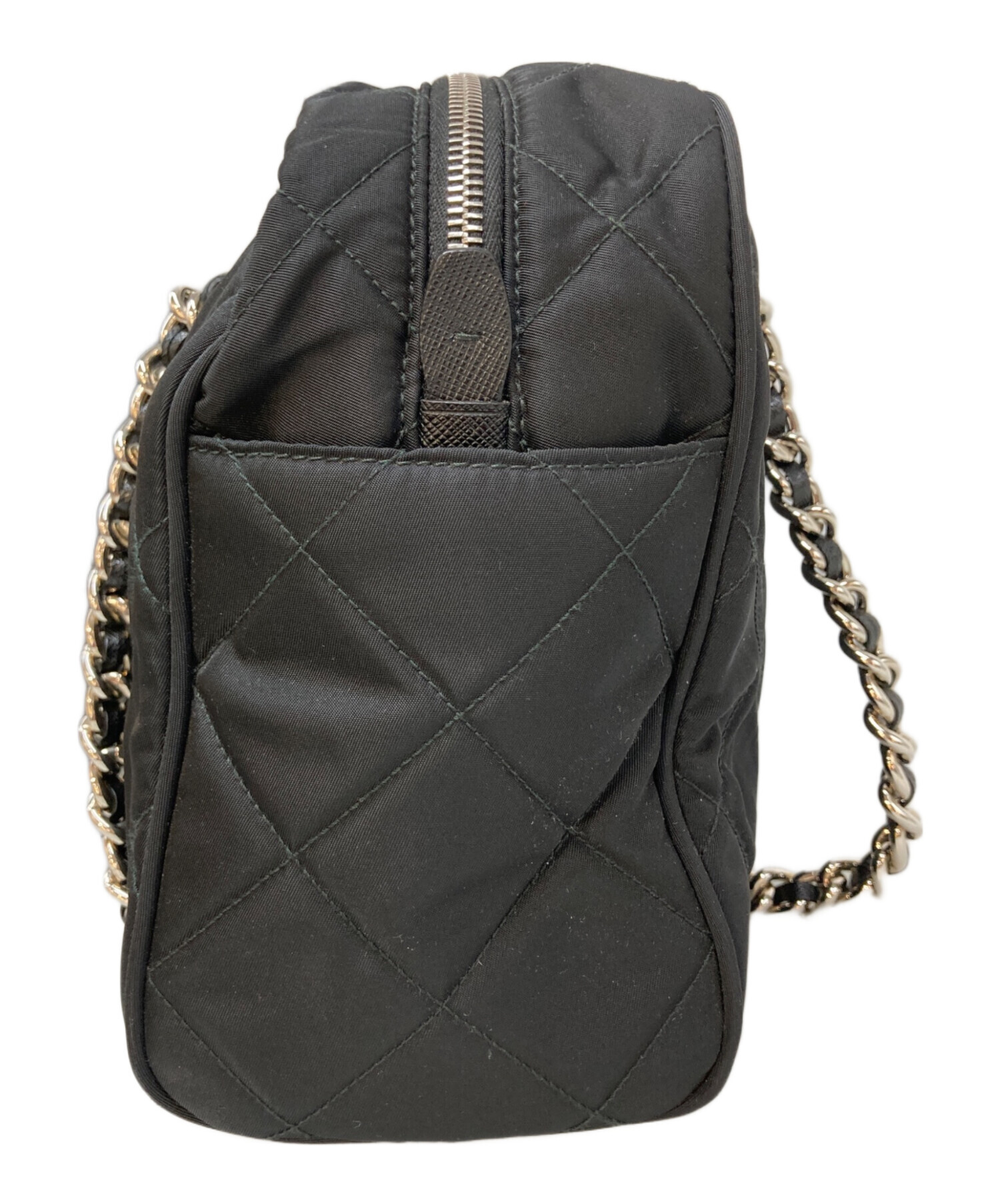 中古・古着通販】PRADA (プラダ) キルティングナイロンチェーン