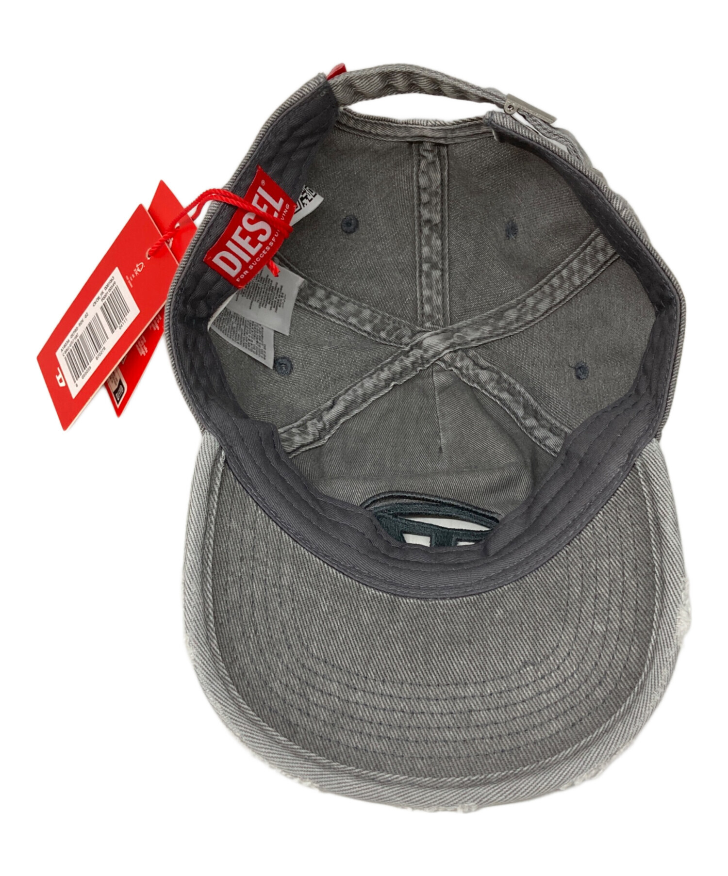 中古・古着通販】DIESEL (ディーゼル) ベースボールキャップ グレー