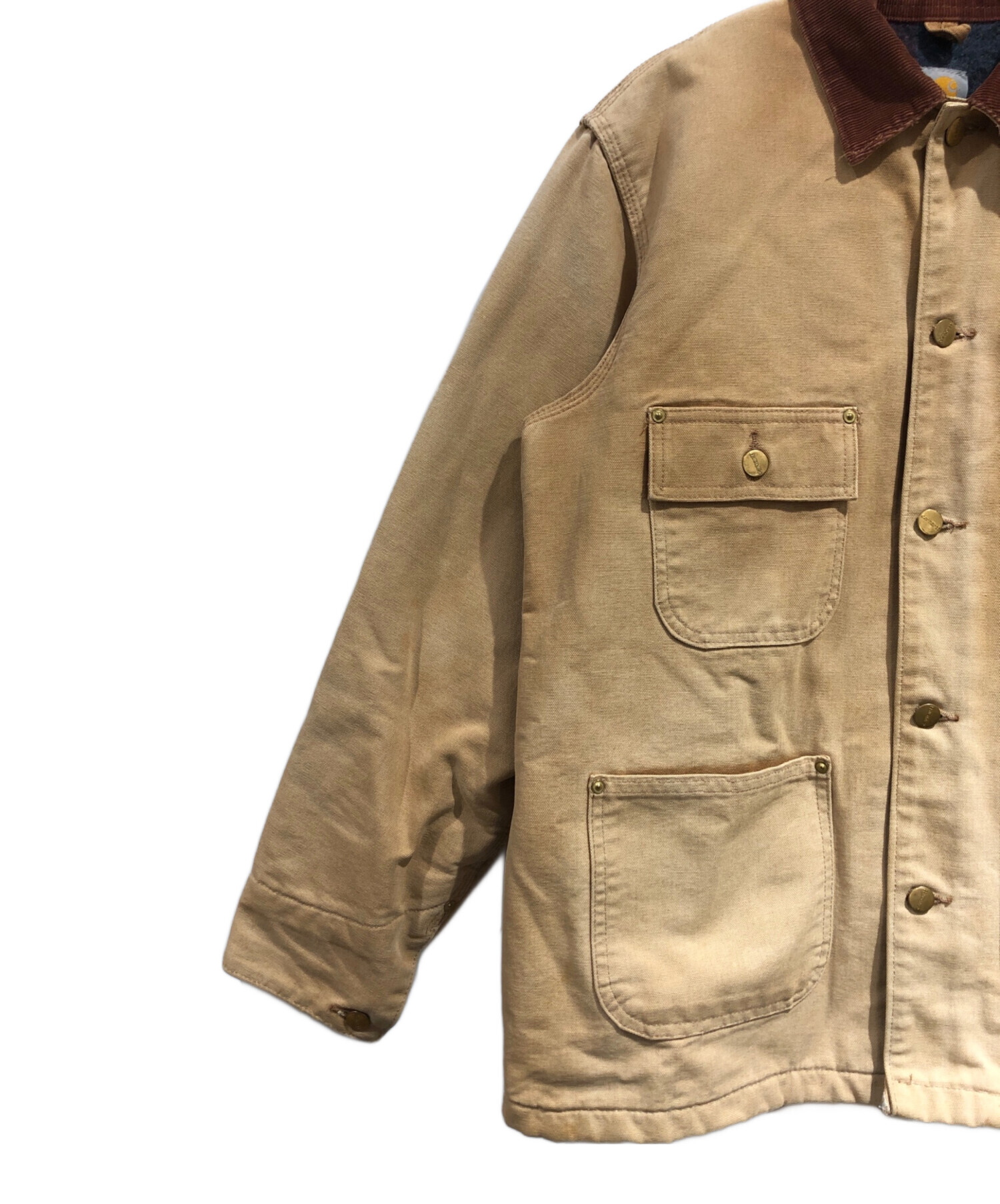 Carhartt チョアコート　ベージュ 中古・古着通販】CarHartt (カーハート) ミシガンチョアコート