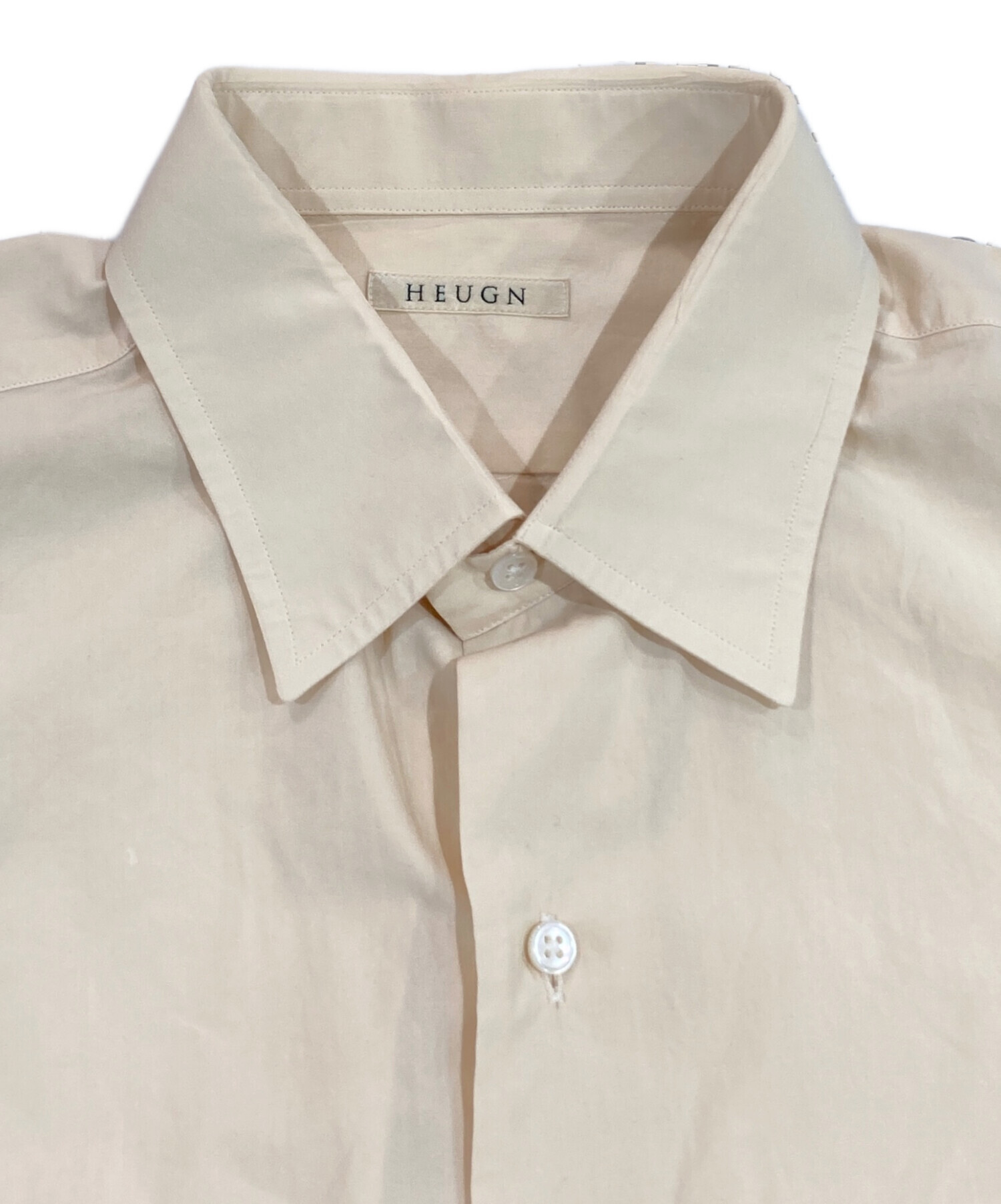 中古・古着通販】HUGEN (ユーゲン) レギュラーカラーシャツ ベージュ
