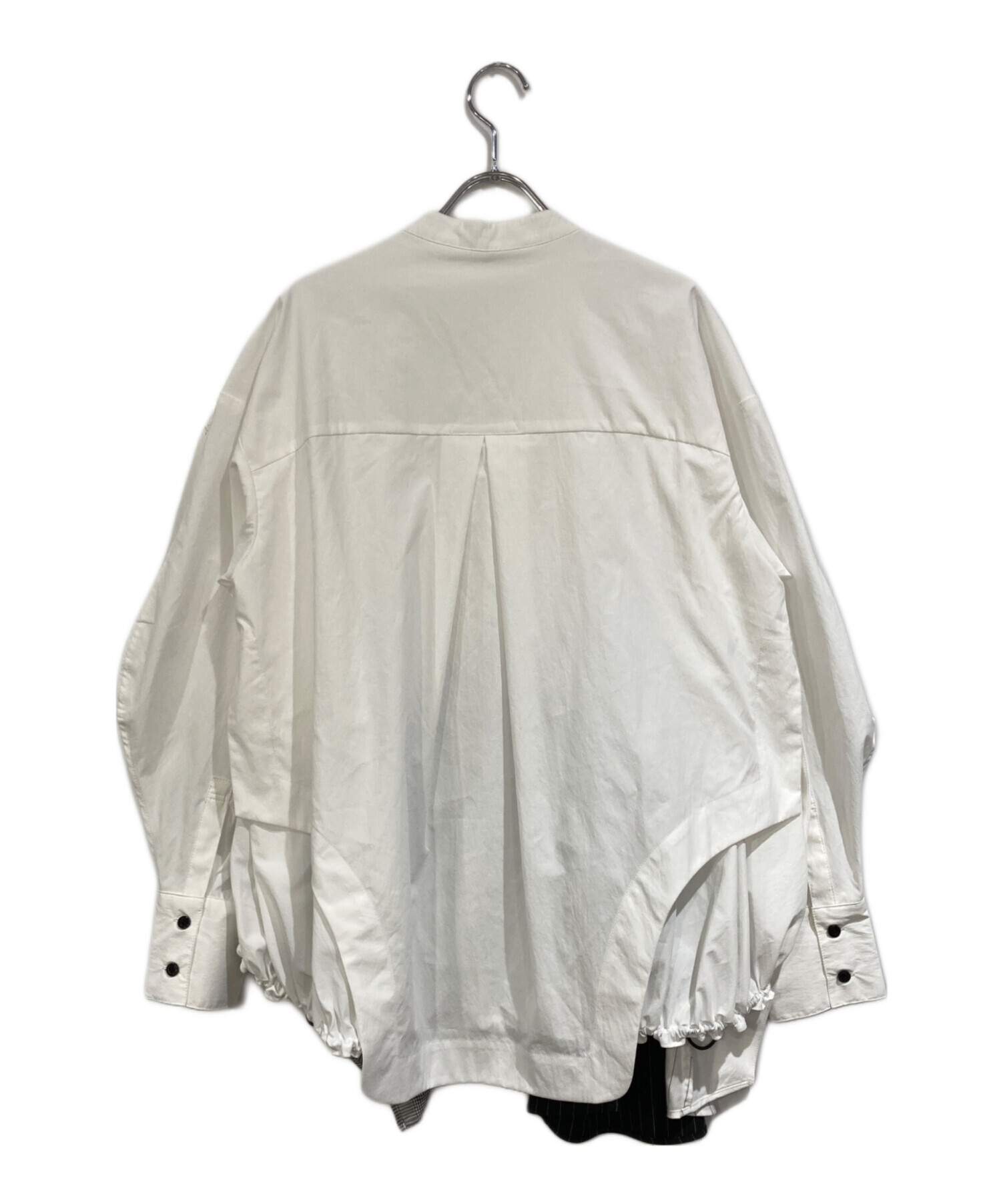 un3d. PATTERN MIX SHIRTパターンミックスシャツ ホワイト 【公式通販】
