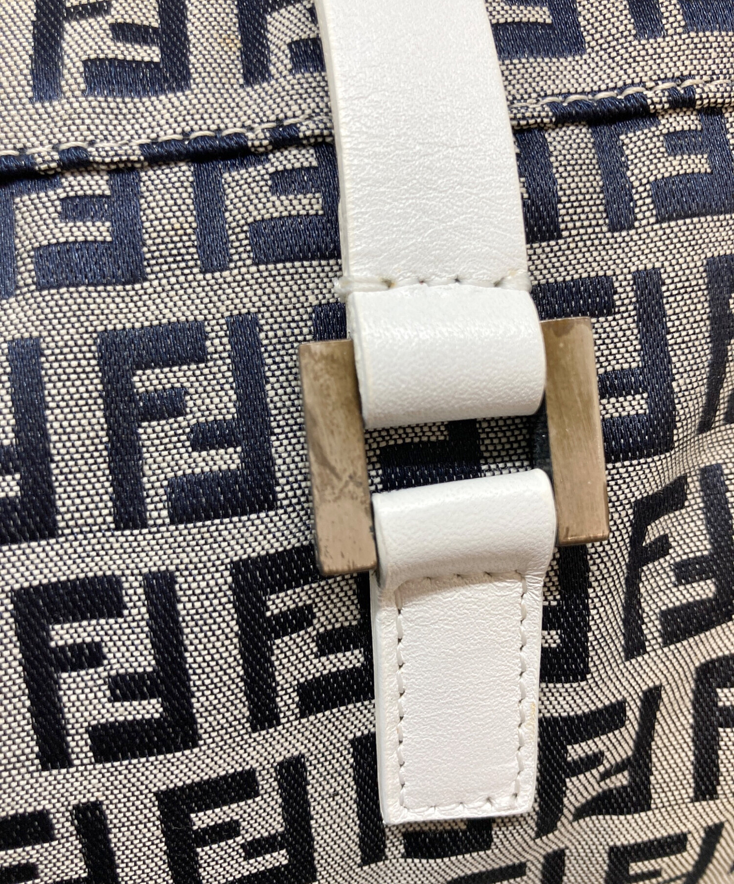 中古・古着通販】FENDI (フェンディ) ズッキーノ柄トートバッグ グレー