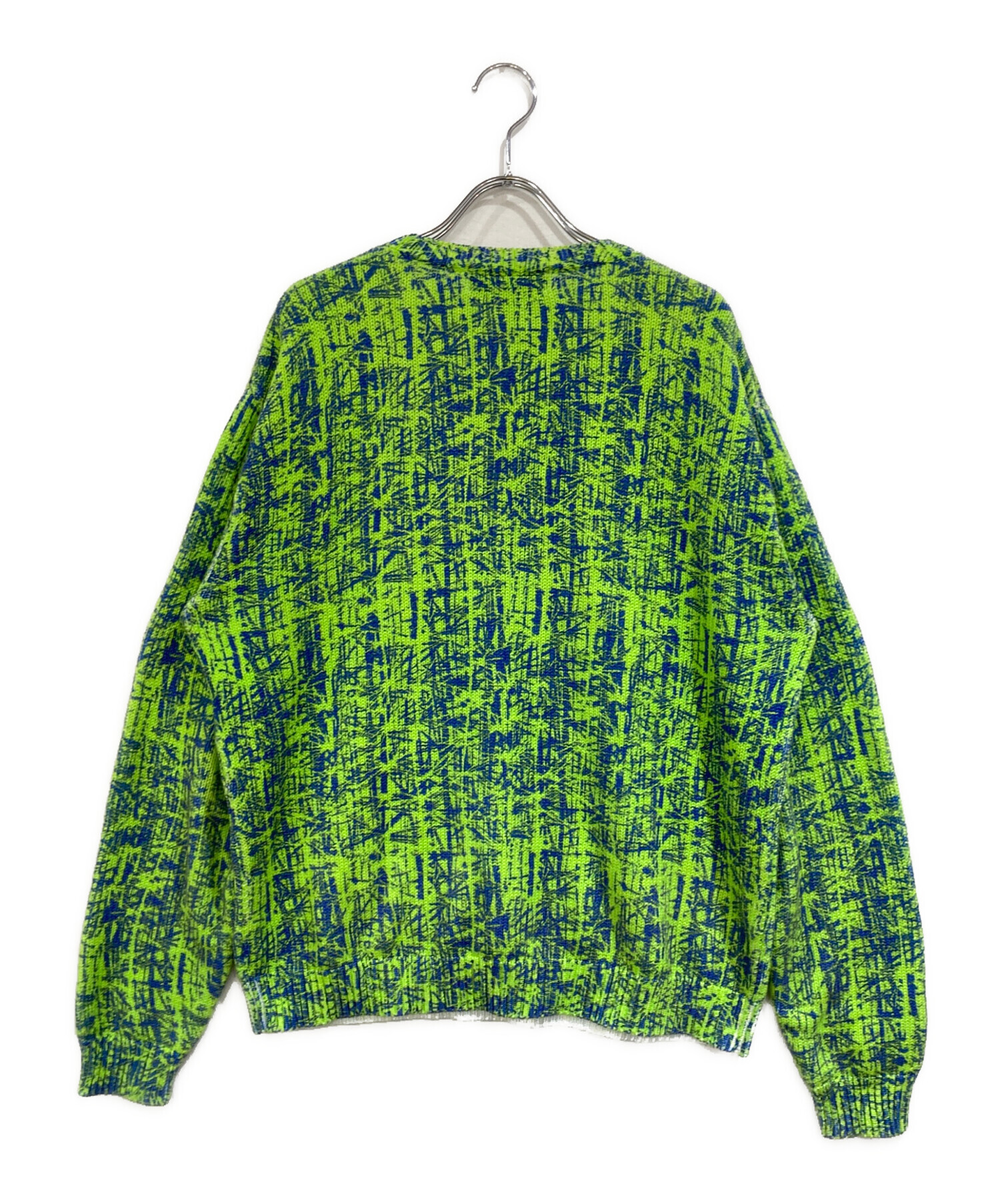 中古・古着通販】BoTT (ボット) Bamboo Camo Printed Sweater グリーン 