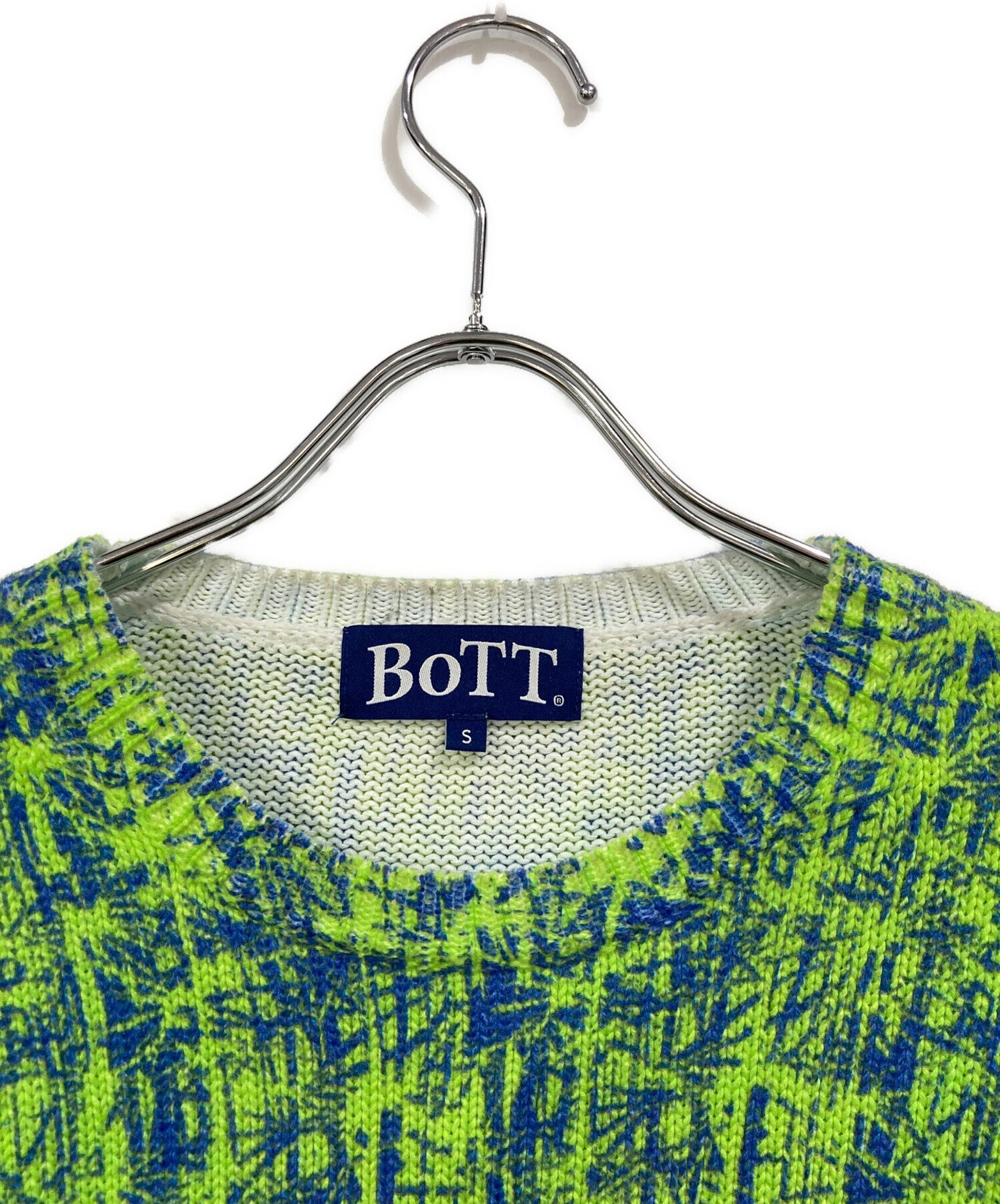 中古・古着通販】BoTT (ボット) Bamboo Camo Printed Sweater グリーン 