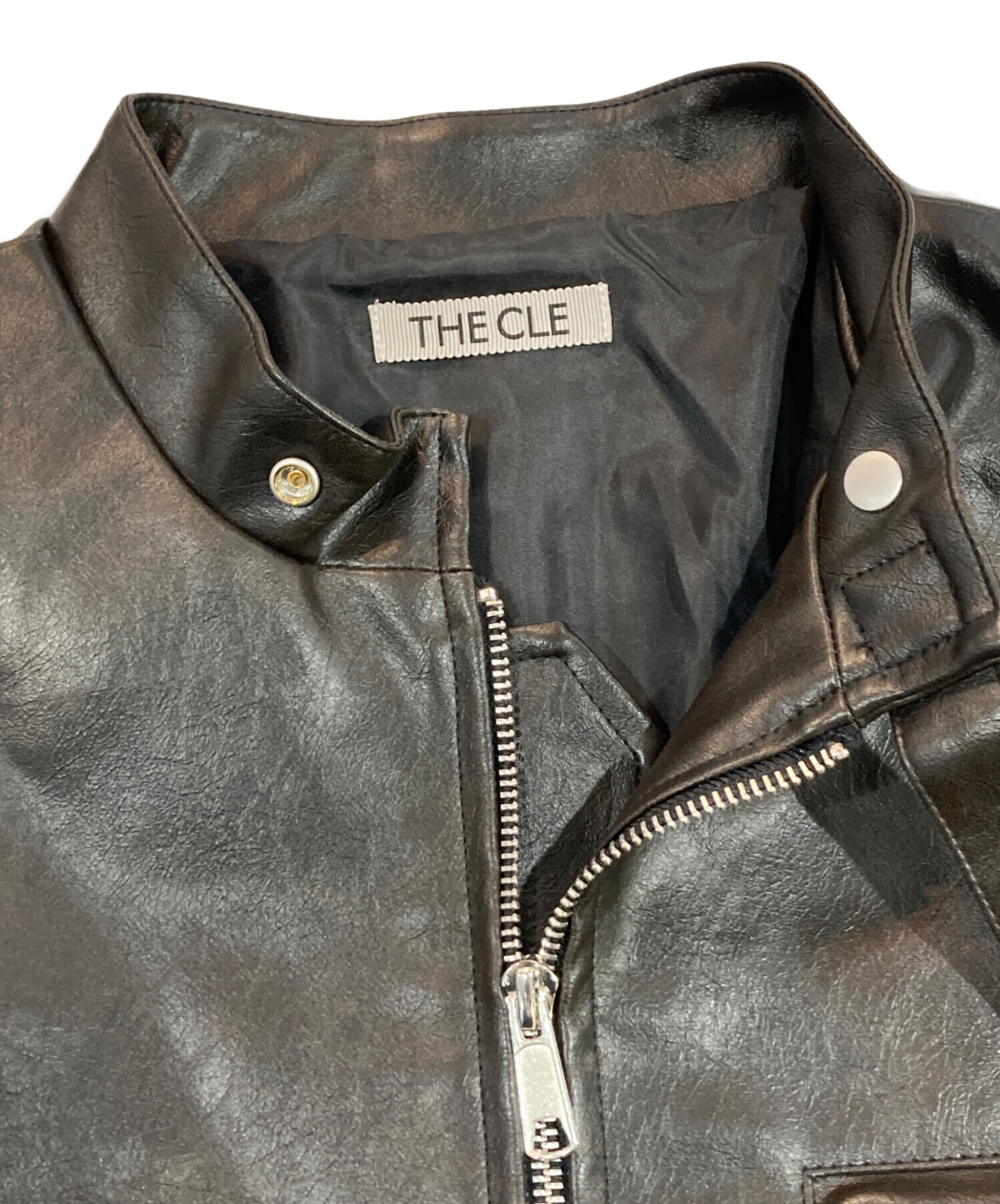 中古・古着通販】THE CLE (ザクレ) SINGLE RIDERS JACKET ブラック