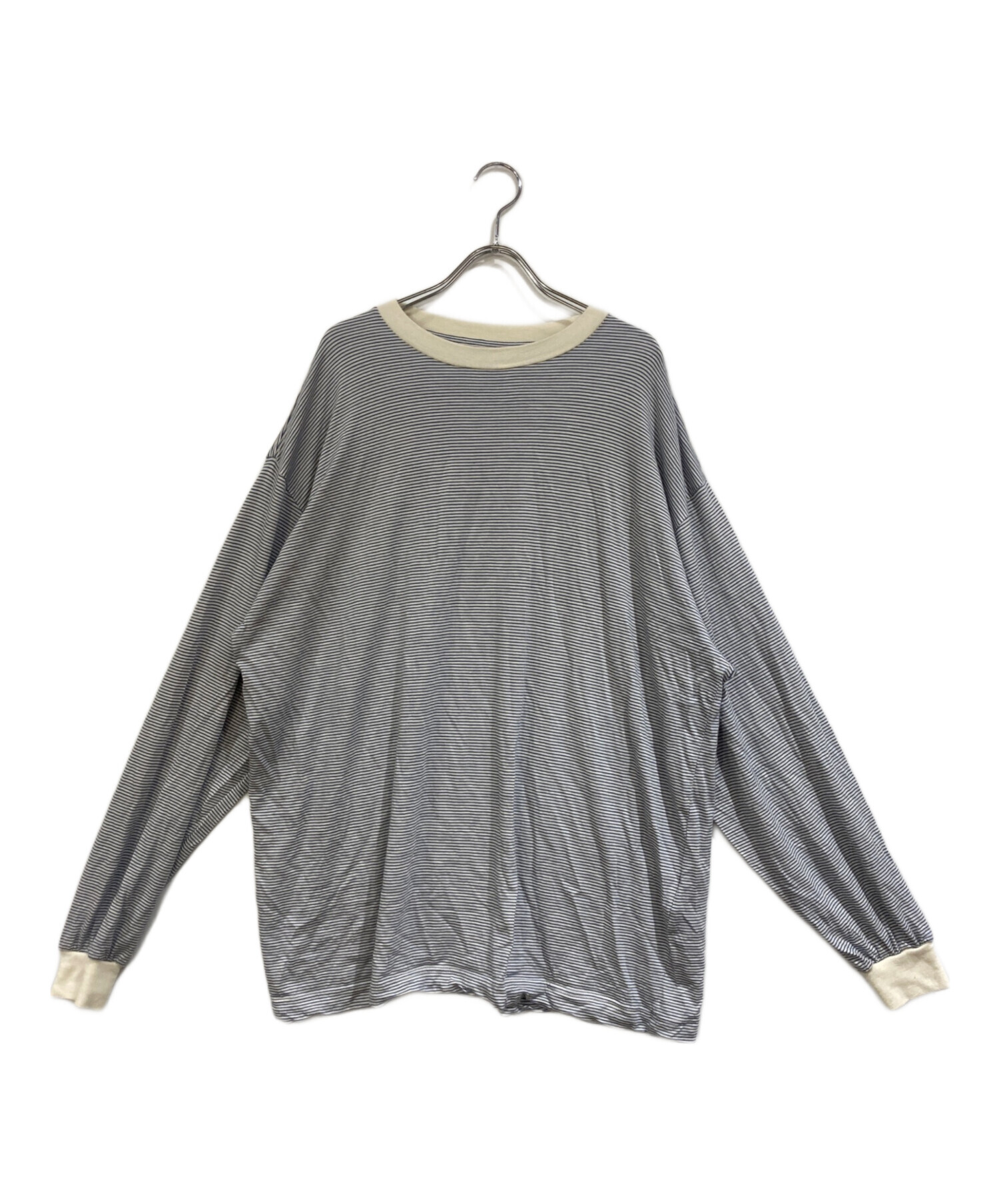 ONC MERINO ウール100% ボーダーTシャツ サイズ5 中古・古着通販】ONC MERINO (オーエヌシーメリノ) メリノウール