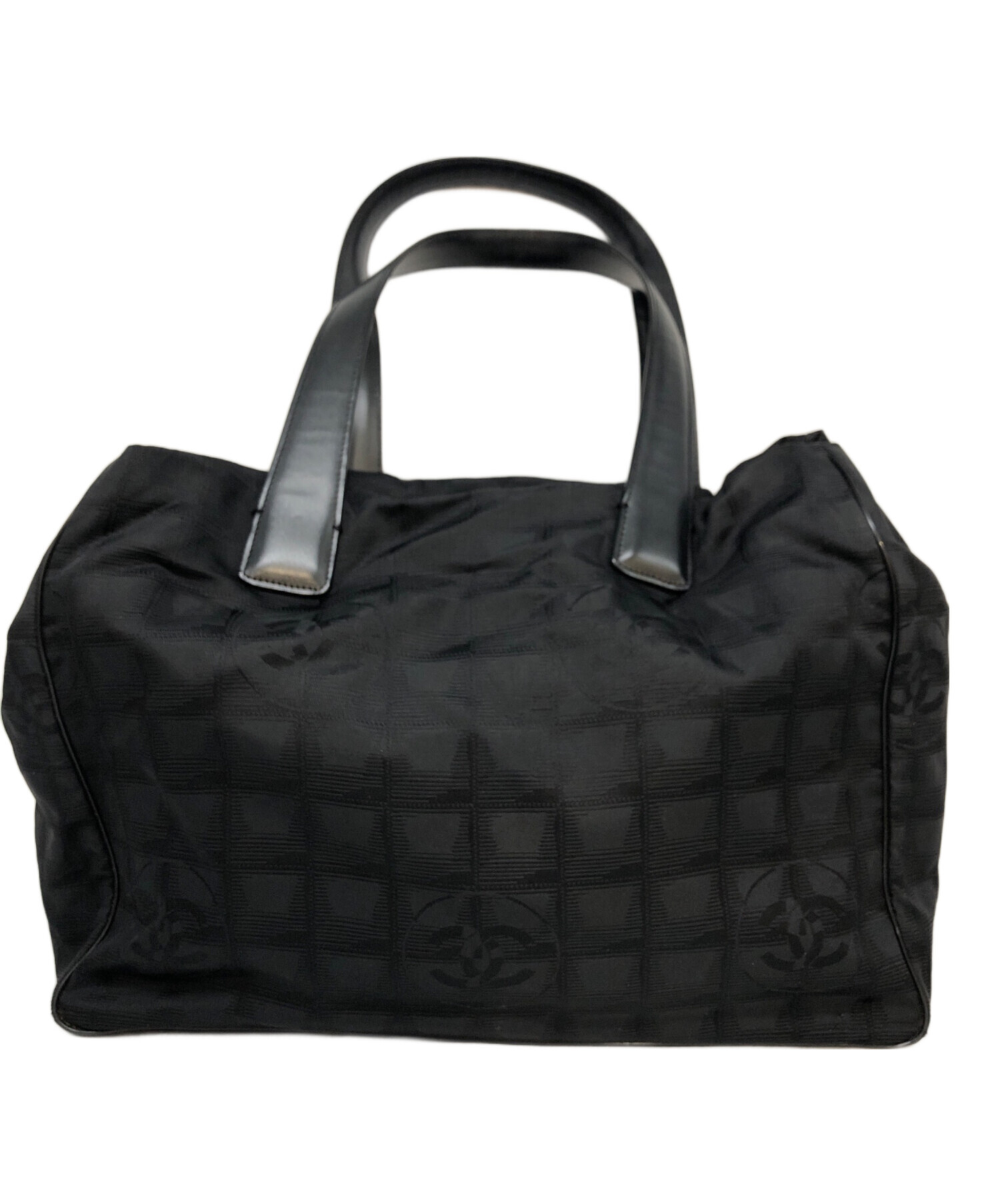 中古・古着通販】CHANEL (シャネル) ナイロントートバッグ ブラック