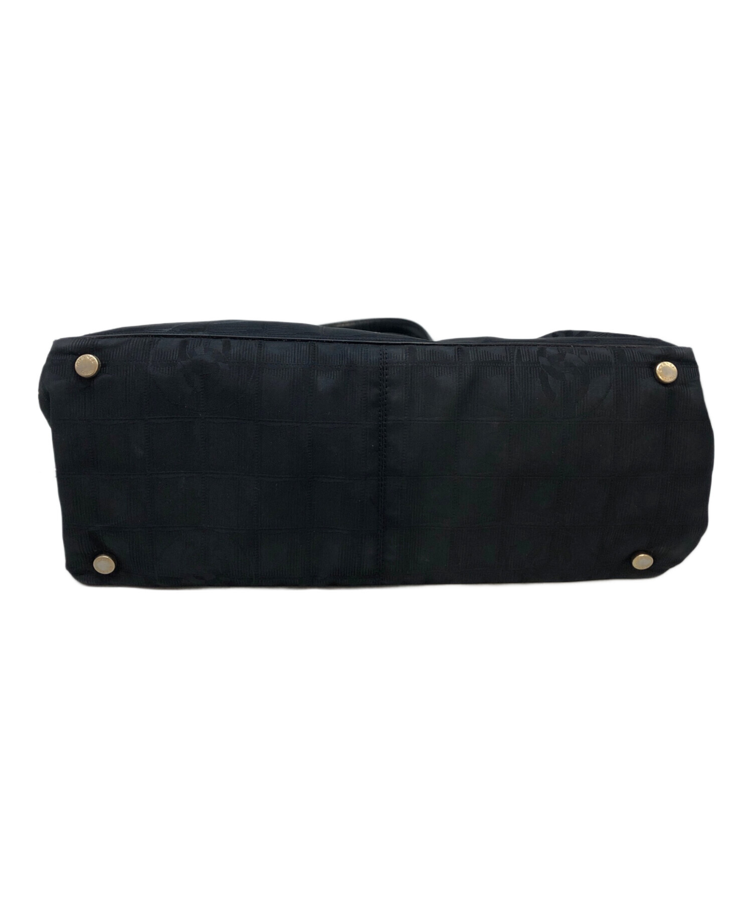 中古・古着通販】CHANEL (シャネル) ナイロントートバッグ ブラック