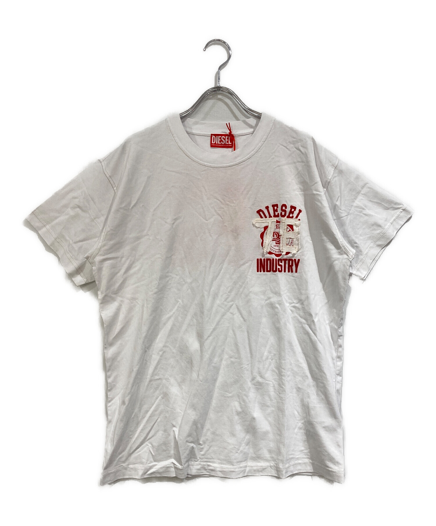 値引き不可！Diesel T-SILY-WL！ホワイトXS！新品未使用品 中古・古着通販】DIESEL (ディーゼル) Tシャツ ホワイト サイズ:SIZEXS