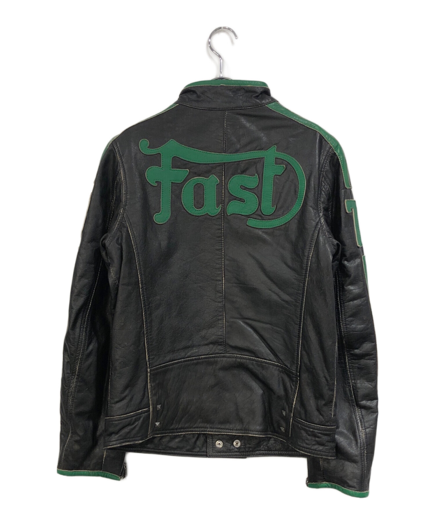 中古・古着通販】DIESEL (ディーゼル) レーシングジャケット ブラック