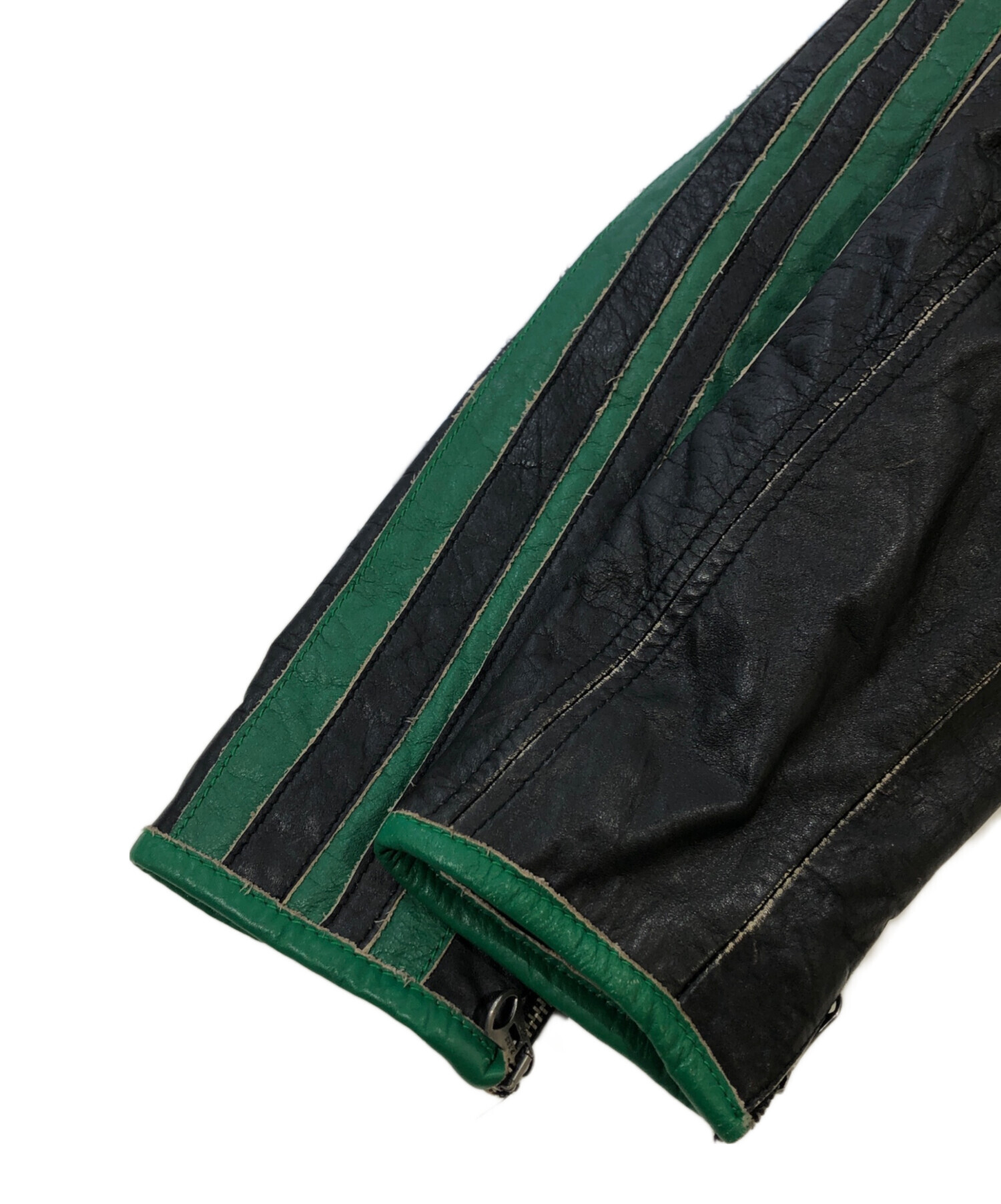 中古・古着通販】DIESEL (ディーゼル) レーシングジャケット ブラック