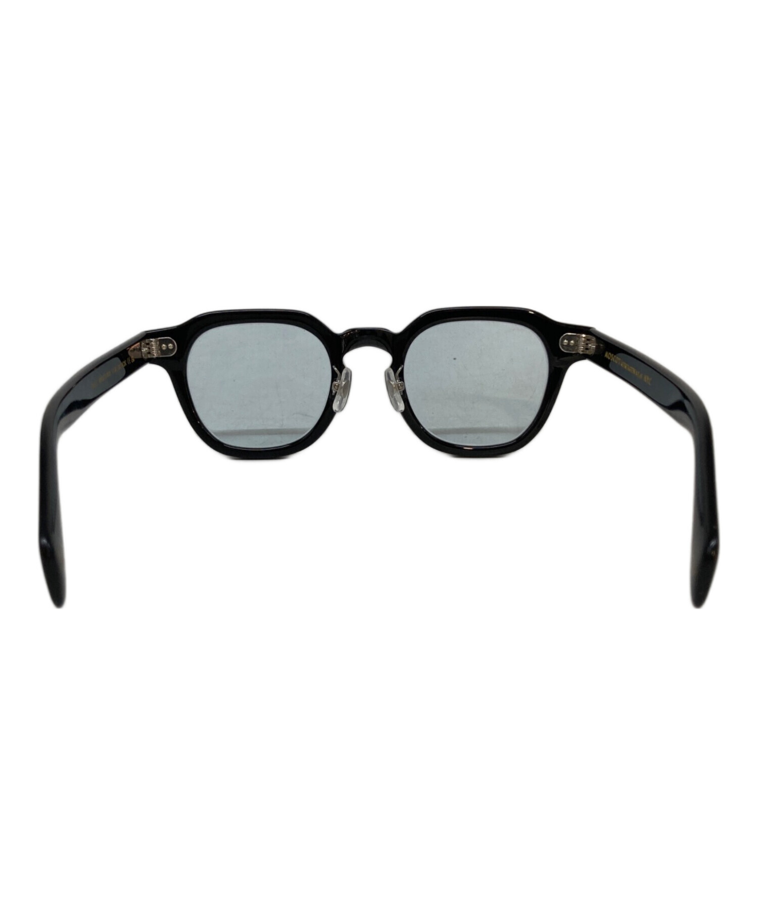 MOSCOT モスコット メガネ - 黒xクリア 【古着】【中古】 中古・古着通販】MOSCOT (モスコット) 眼鏡 ブラック サイズ:SIZE 49