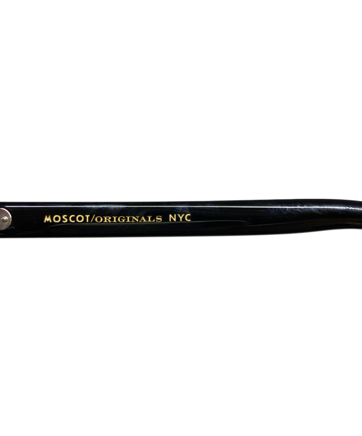MOSCOT モスコット メガネ - 黒xクリア 【古着】【中古】 中古・古着通販】MOSCOT (モスコット) 伊達眼鏡 ブラック サイズ:46